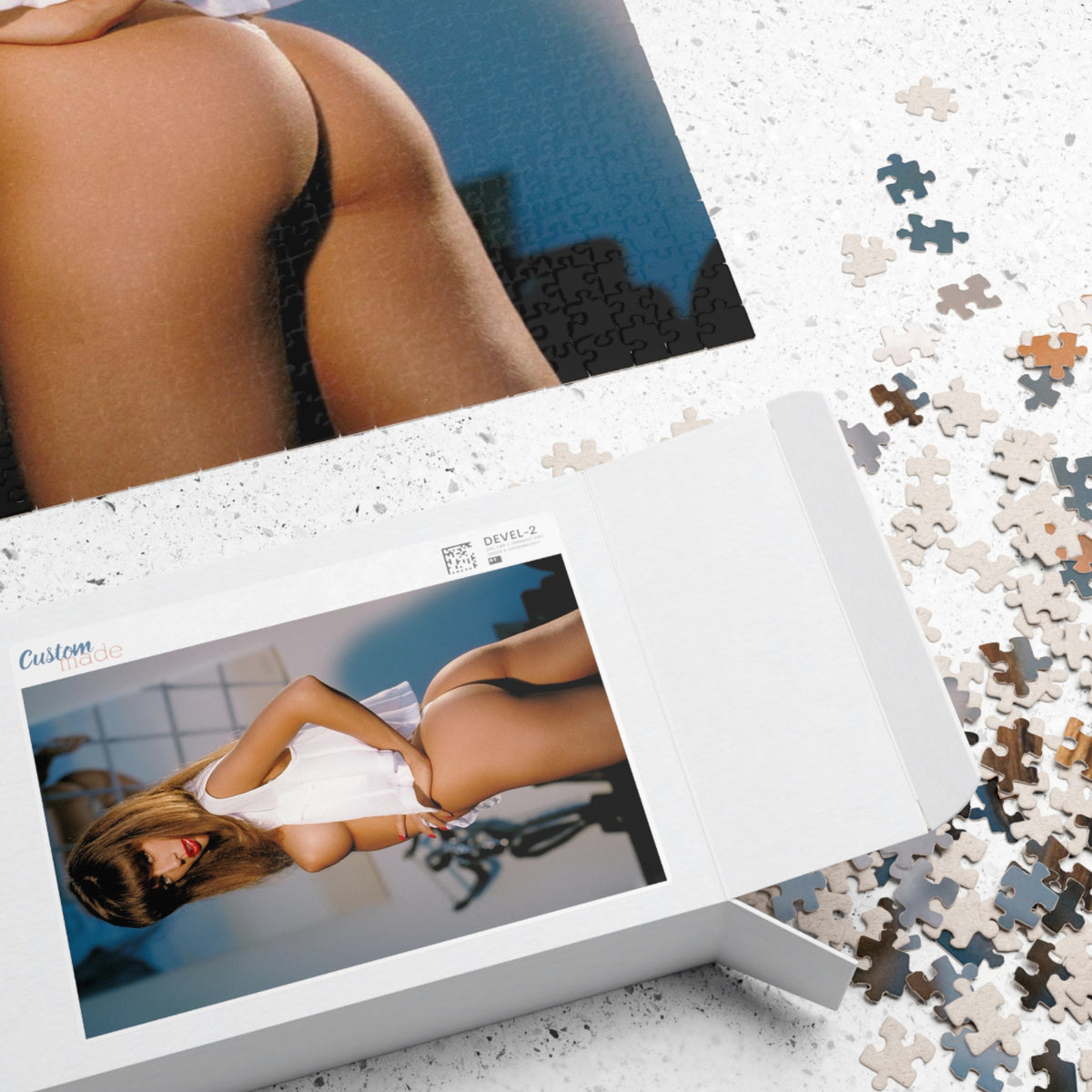 Puzzle (110, 252, 500, 1014-piece) Pornstar Racquel Darrian Nude