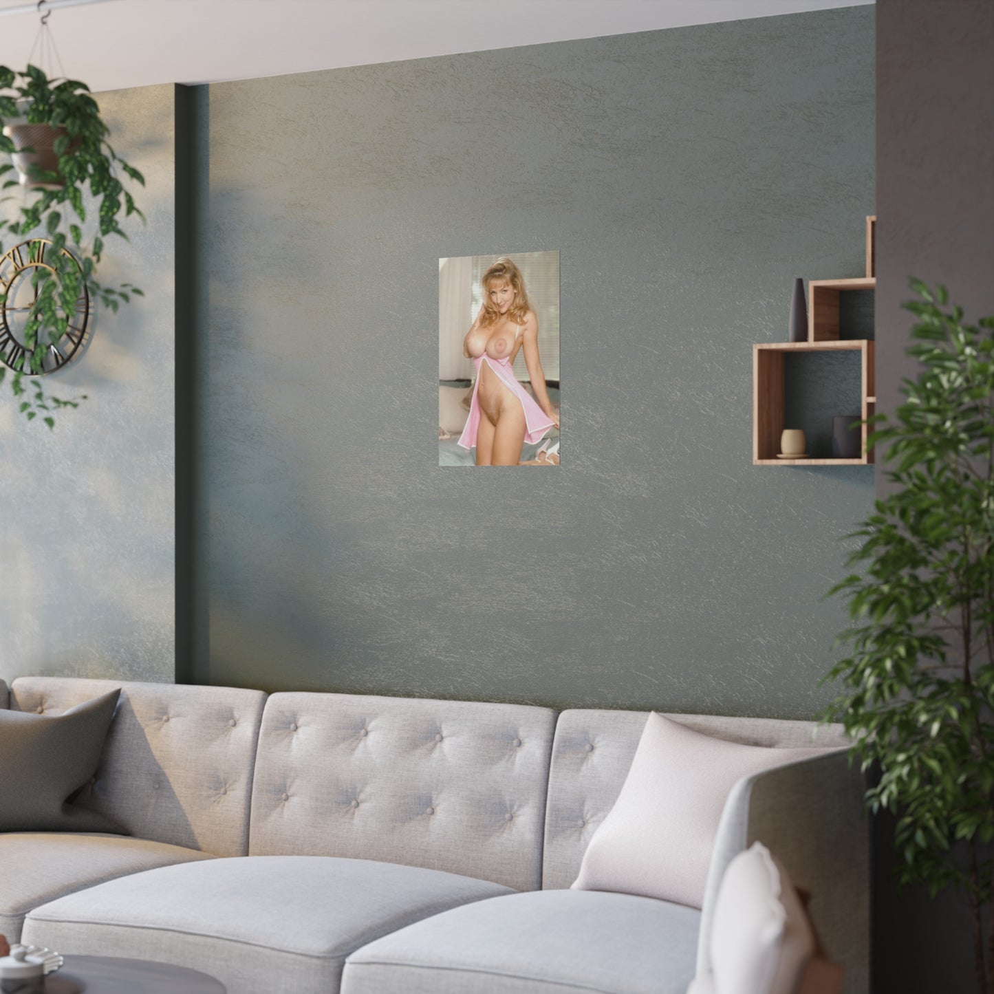Satin Posters (210gsm) Retro Adult Star Danni Ashe Nude