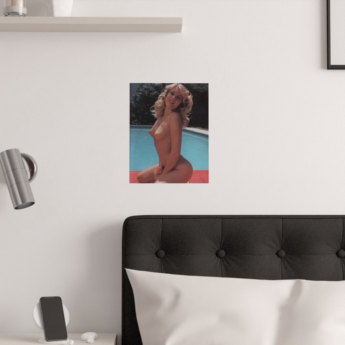 Satin Posters (210gsm) Retro Pornstar Shauna Grant Nude