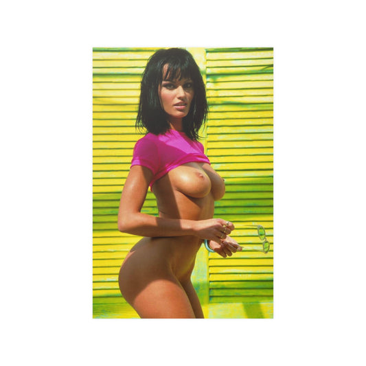 Satin Posters (210gsm) Retro Pornstar Anita Blond