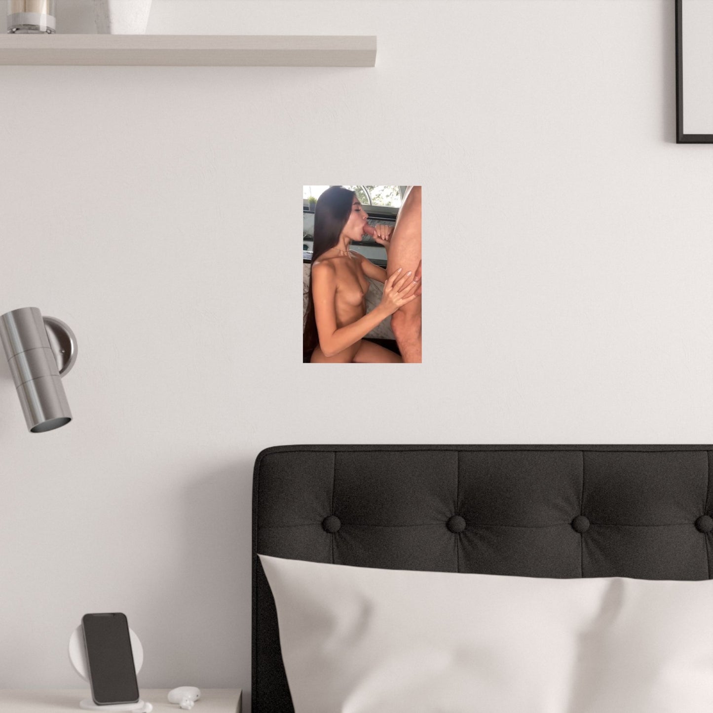 Satin Posters (210gsm) Skinny Teen Sucking Cock