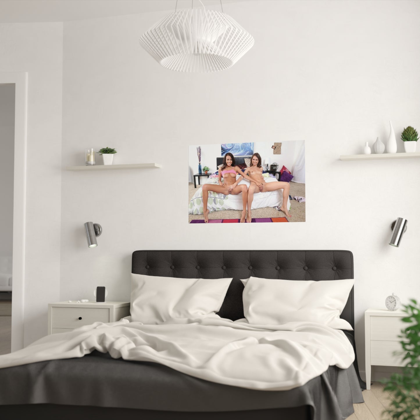 Satin Posters (210gsm) Janice Griffith & Riley Reid Nude