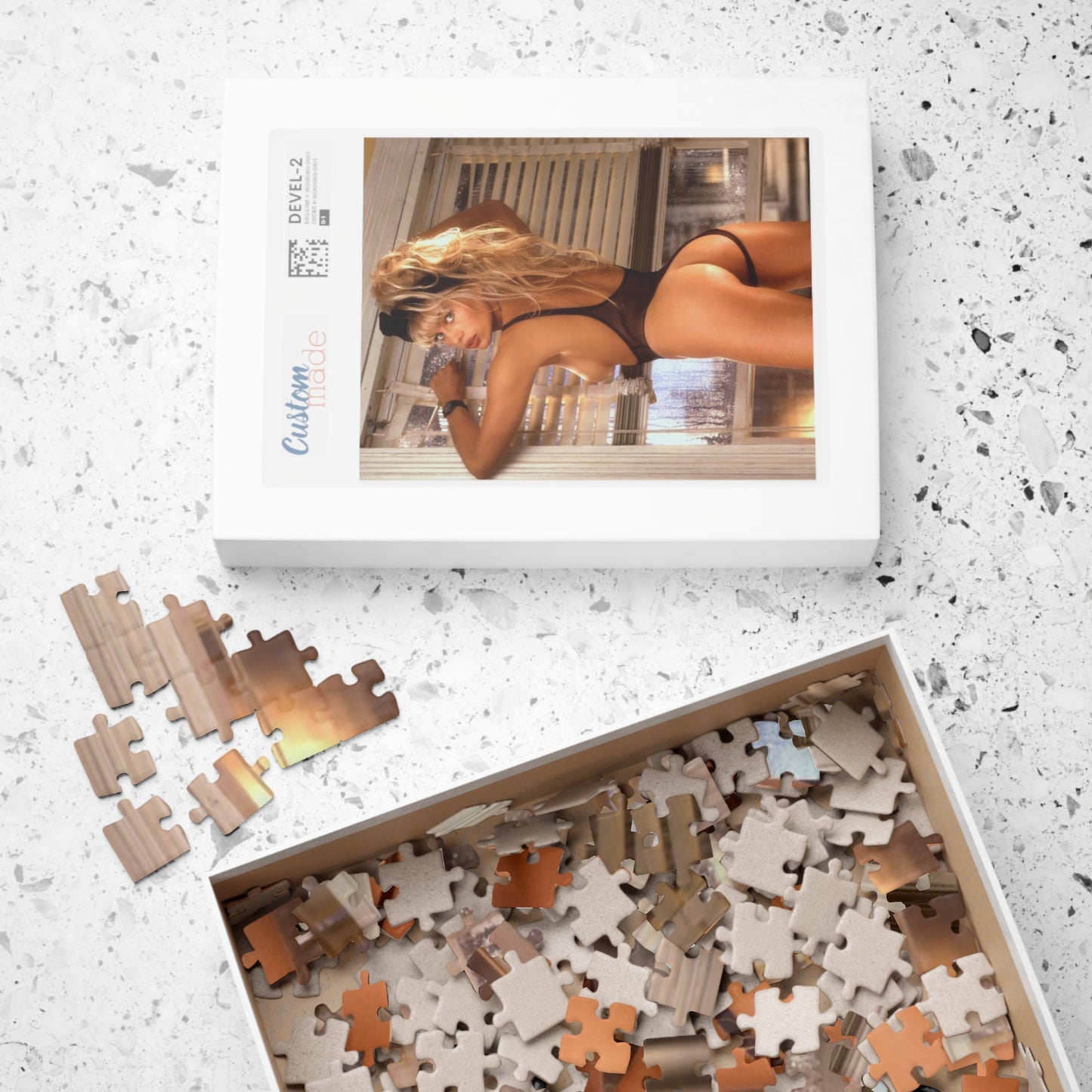 Puzzle (110, 252, 500, 1014-piece) Playboy Playmate May 1993 Elke Jeinsen