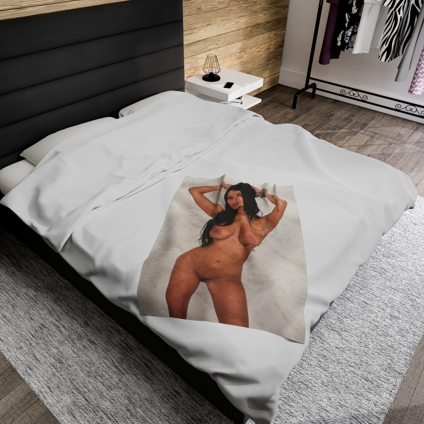 Velveteen Plush Blanket Pornstar Anissa Kate Nude
