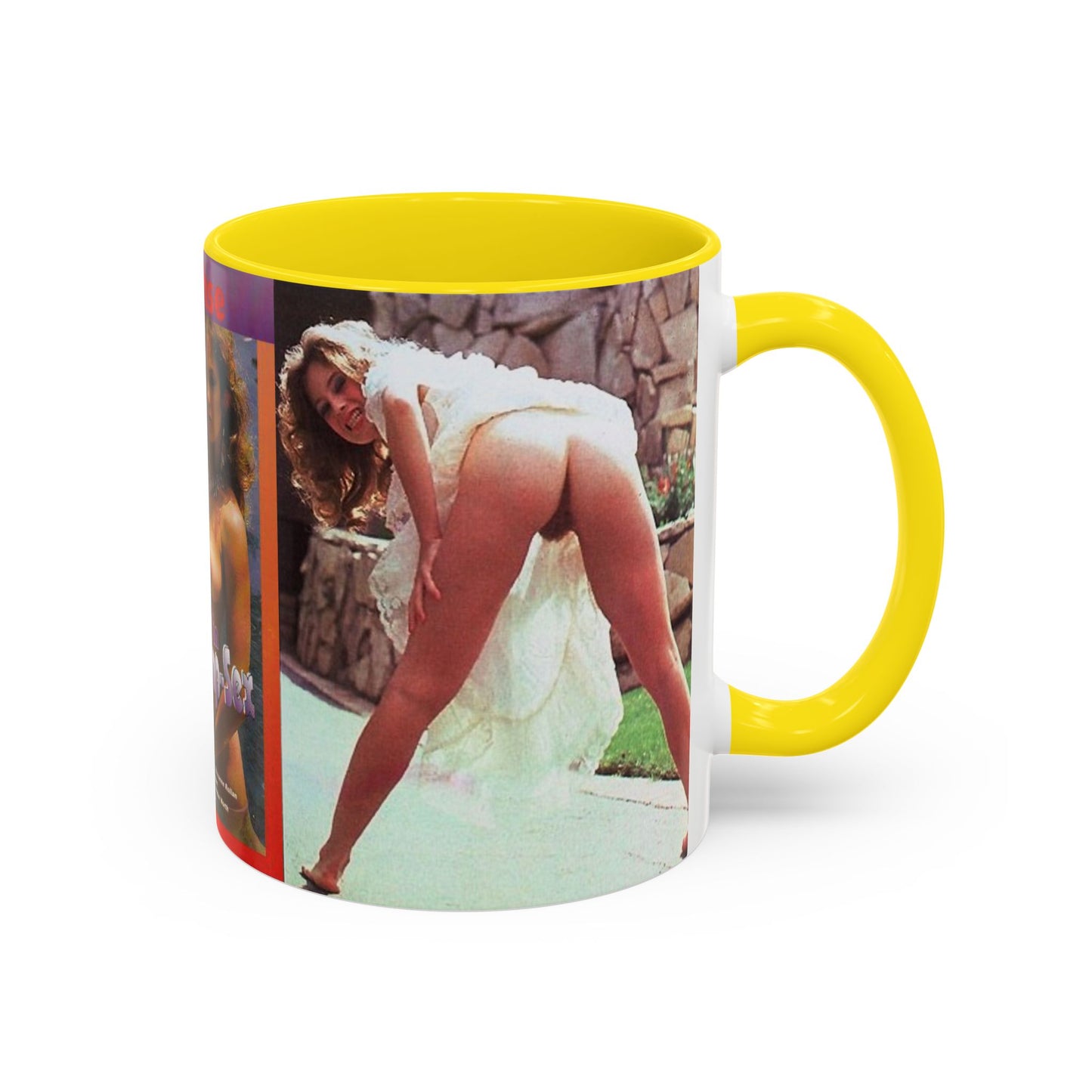 Accent Coffee Mug (11, 15oz) Traci Lords Nude