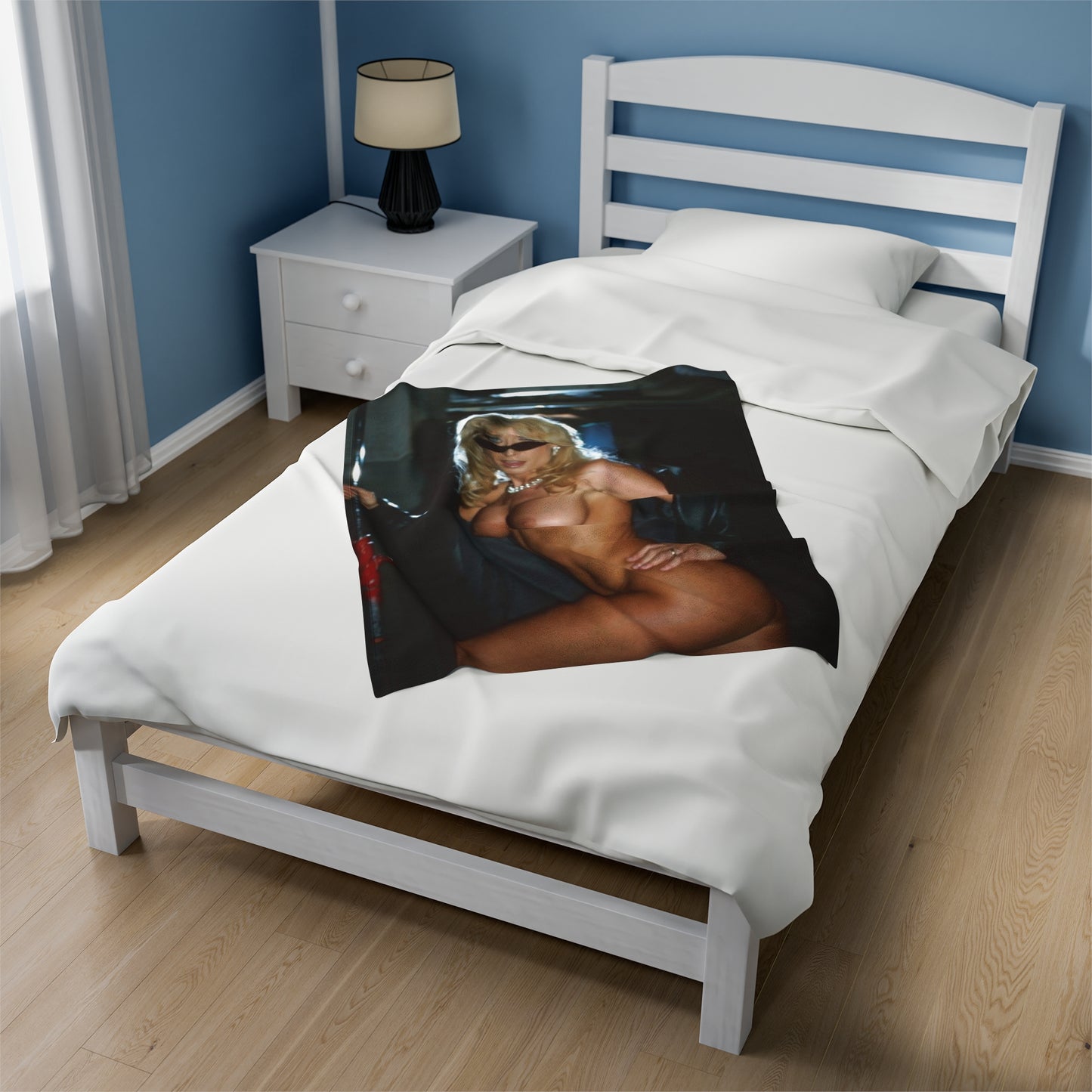 Velveteen Plush Blanket Porn Star Nina Hartley Nude