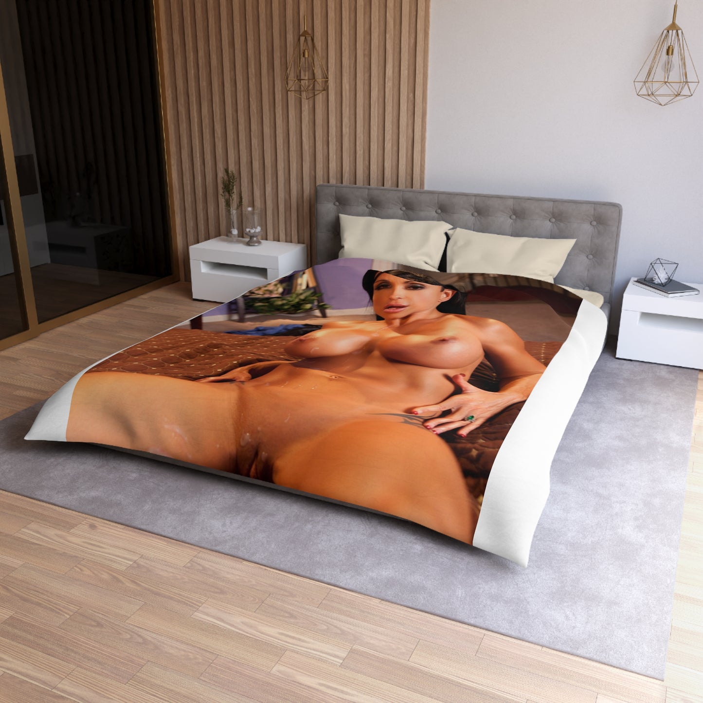 Microfiber Duvet Cover Penthouse Pet February 2011 Jewels Jade