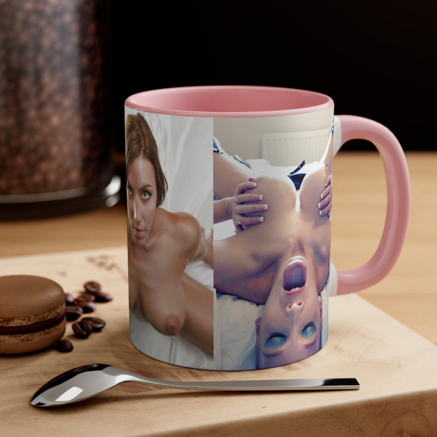 Accent Coffee Mug, 11oz Target Practice Nude