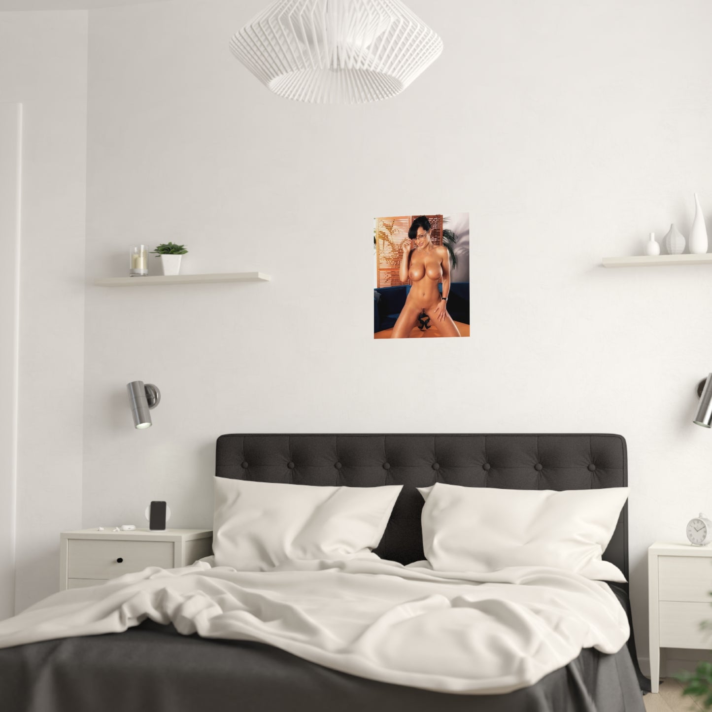 Satin Posters (210gsm) Pornstar Lisa Ann Nude