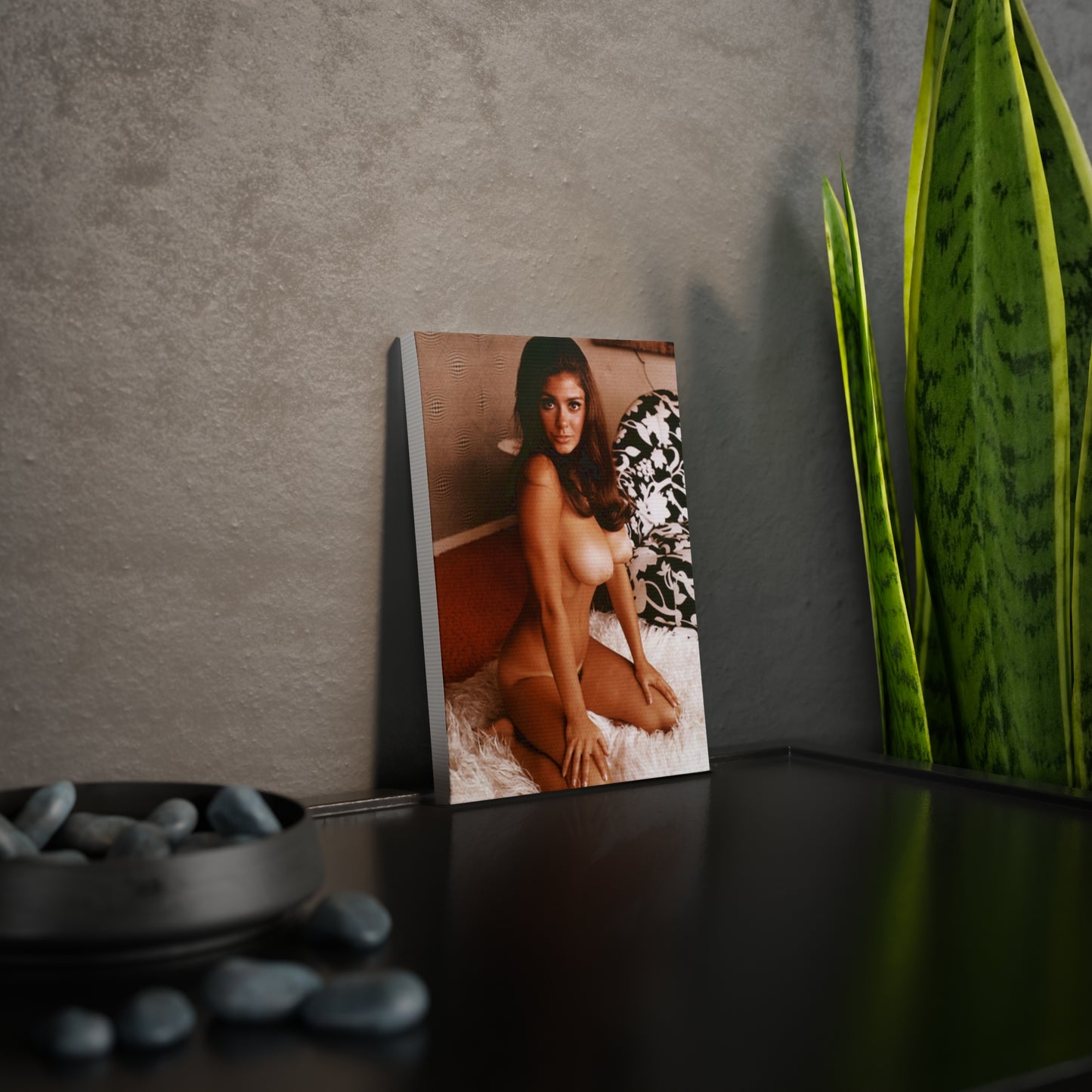 Canvas Photo Tile Playboy Playmate Cynthia Myers Nude