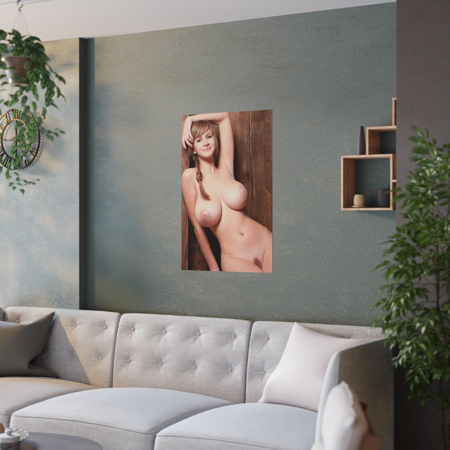 Satin Posters (210gsm) Naked Russian Cutie