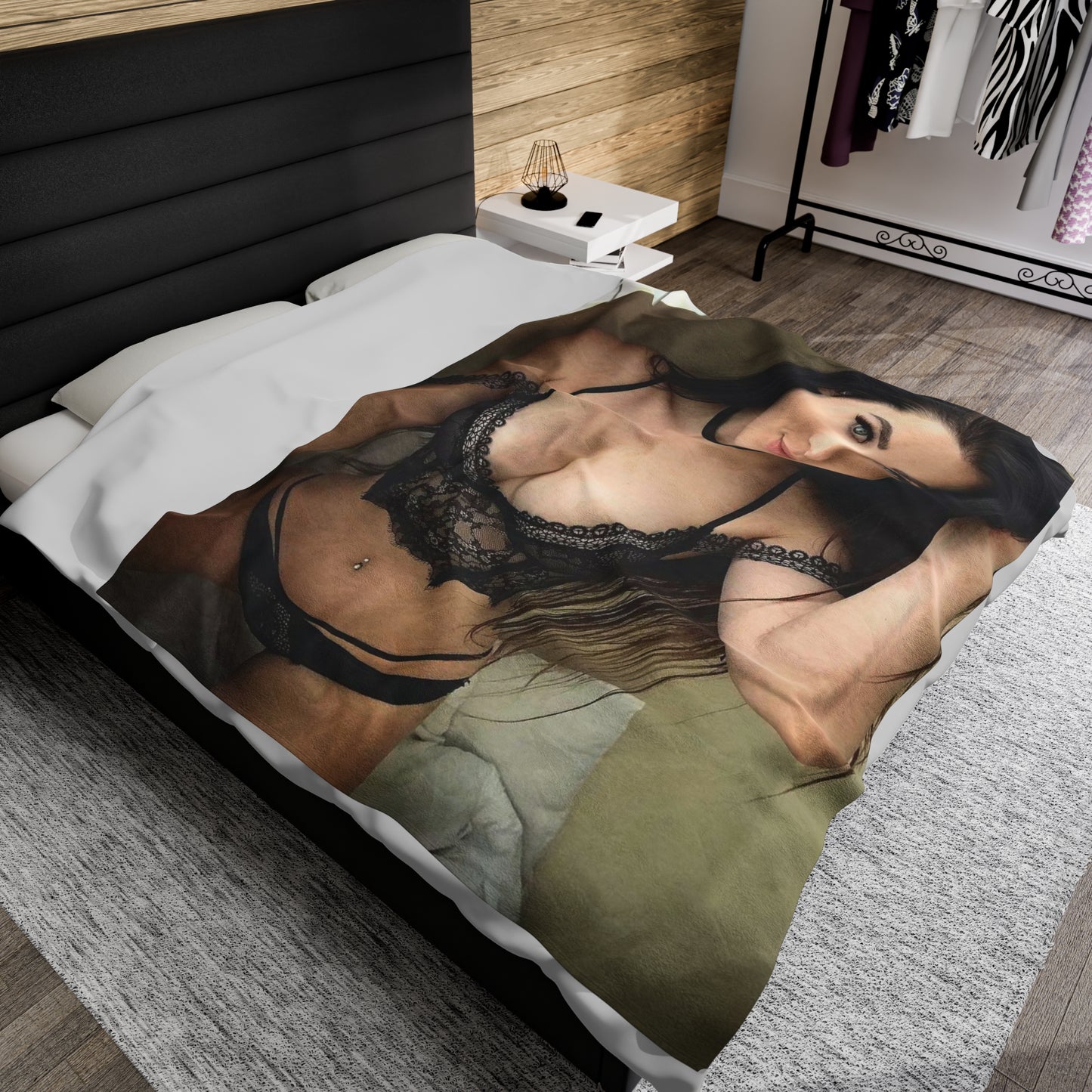 Velveteen Plush Blanket Niece Waidhofer Lingerie