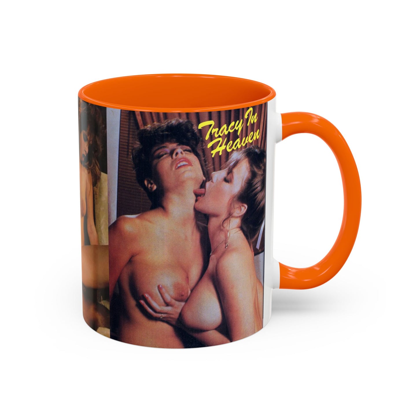 Accent Coffee Mug (11, 15oz) Traci Lords Nude Naked Retro