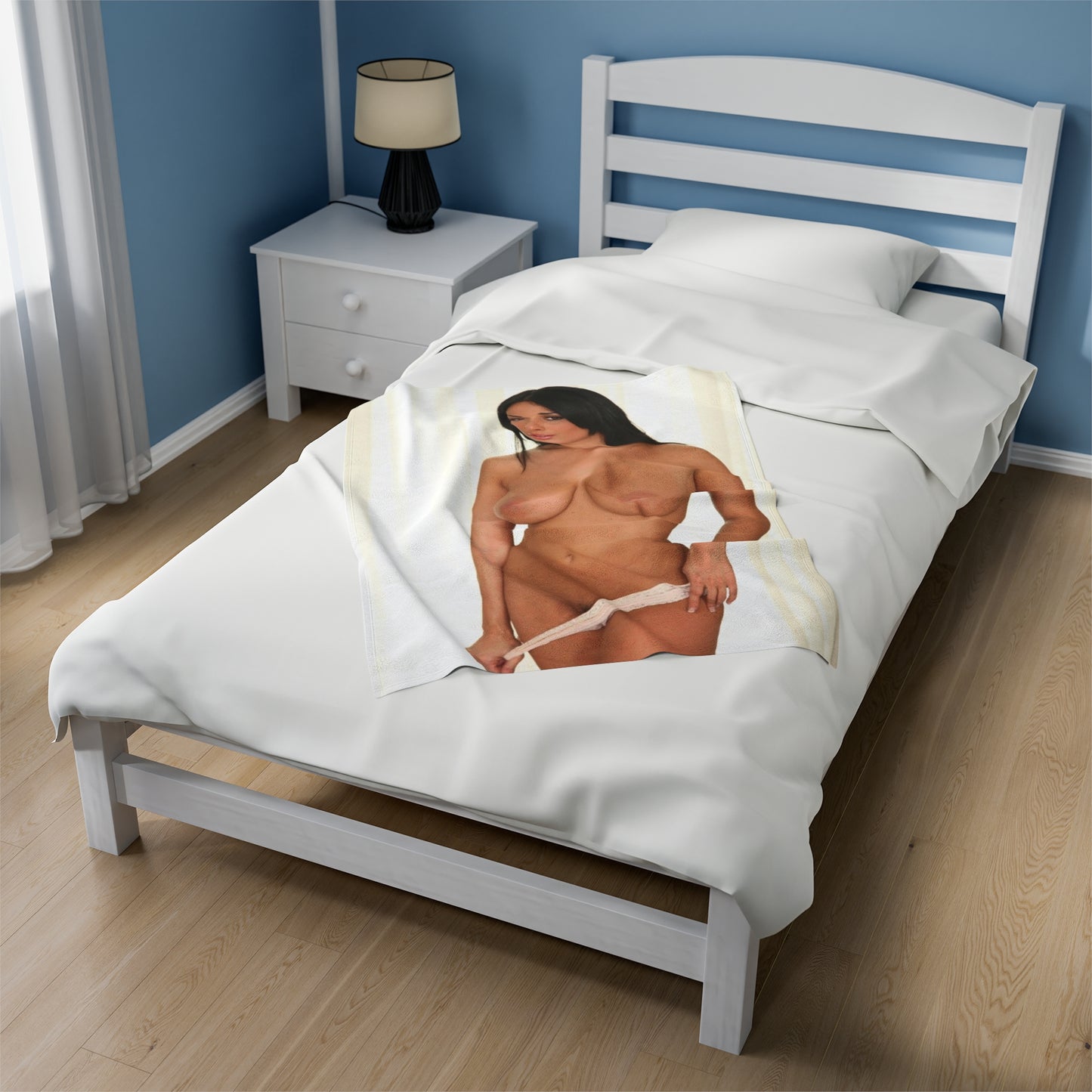 Velveteen Plush Blanket Porn Star Anissa Kate Nude