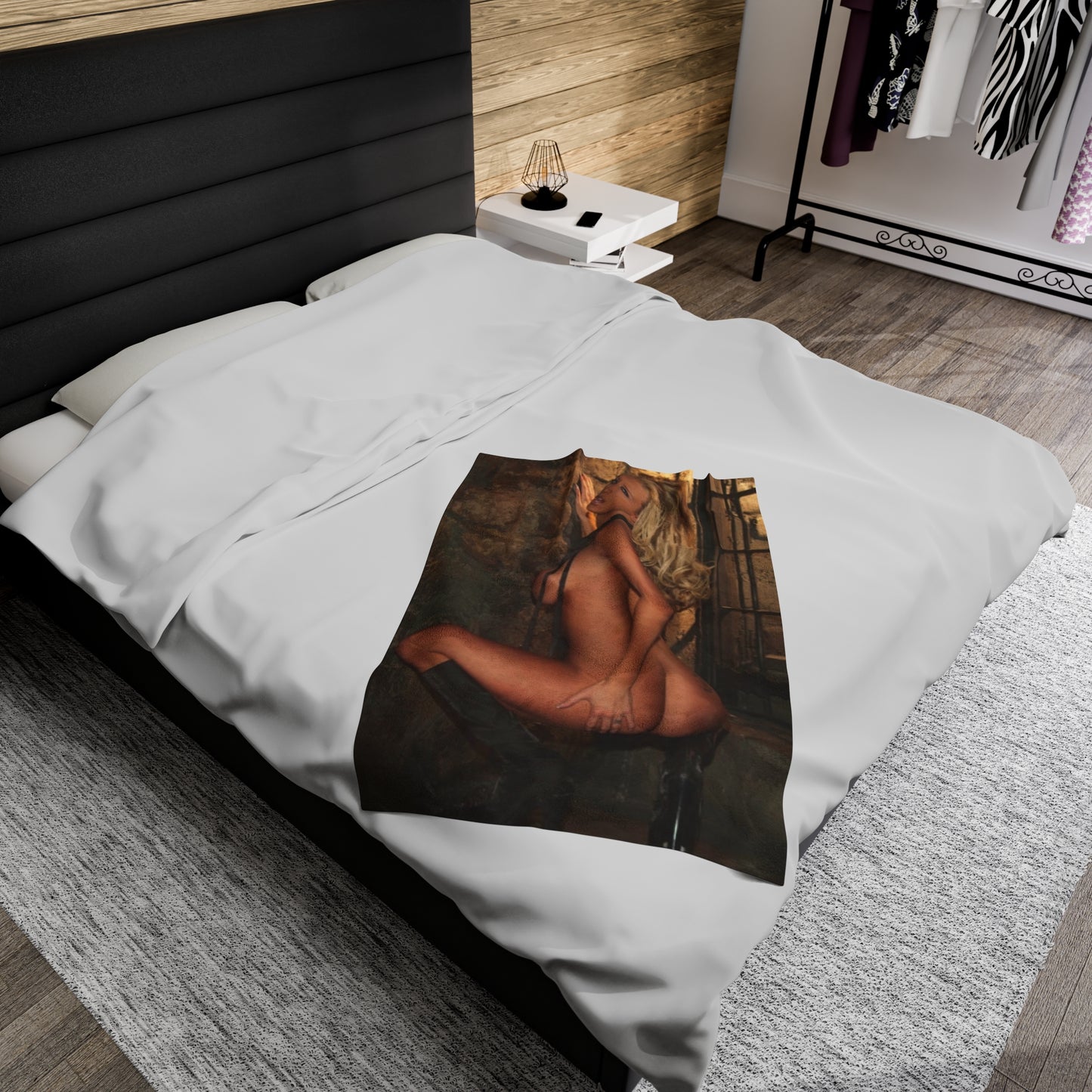 Velveteen Plush Blanket Pornstar Jenna Jameson Nude