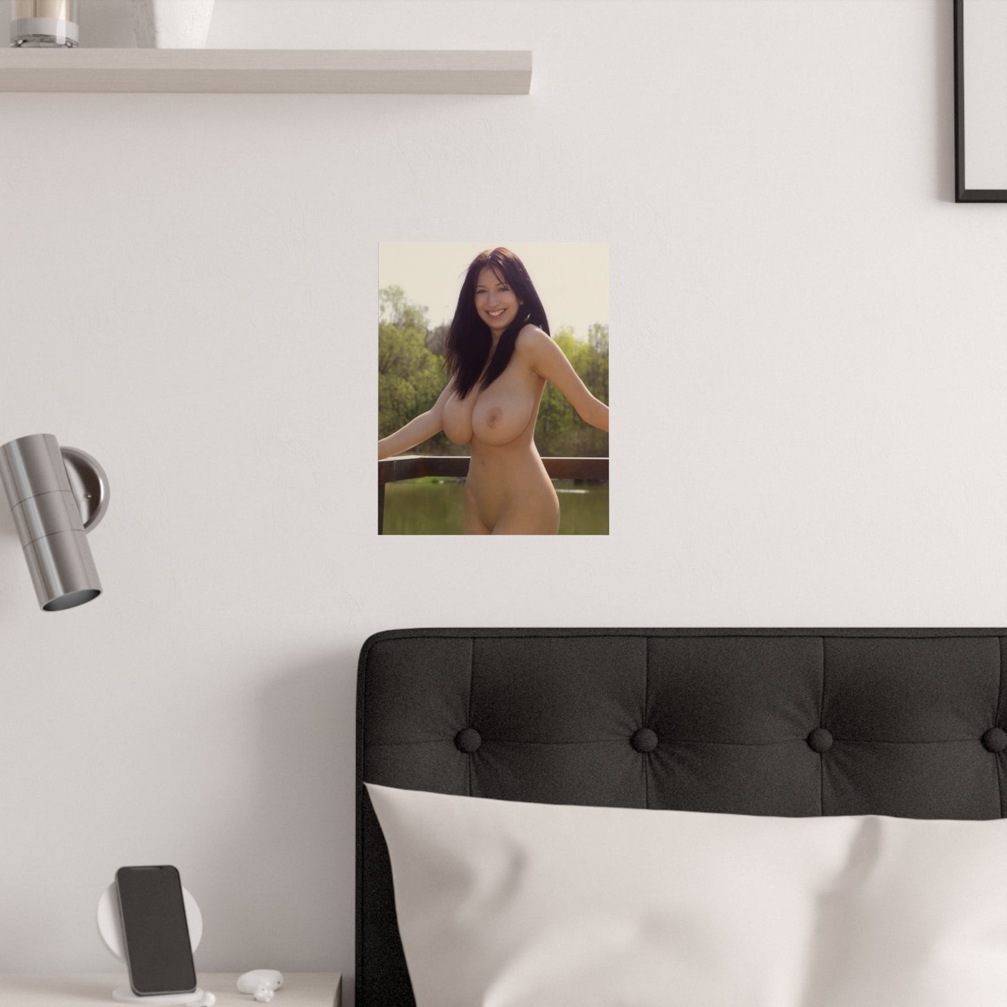 Satin Posters (210gsm) Large Natural Breasts