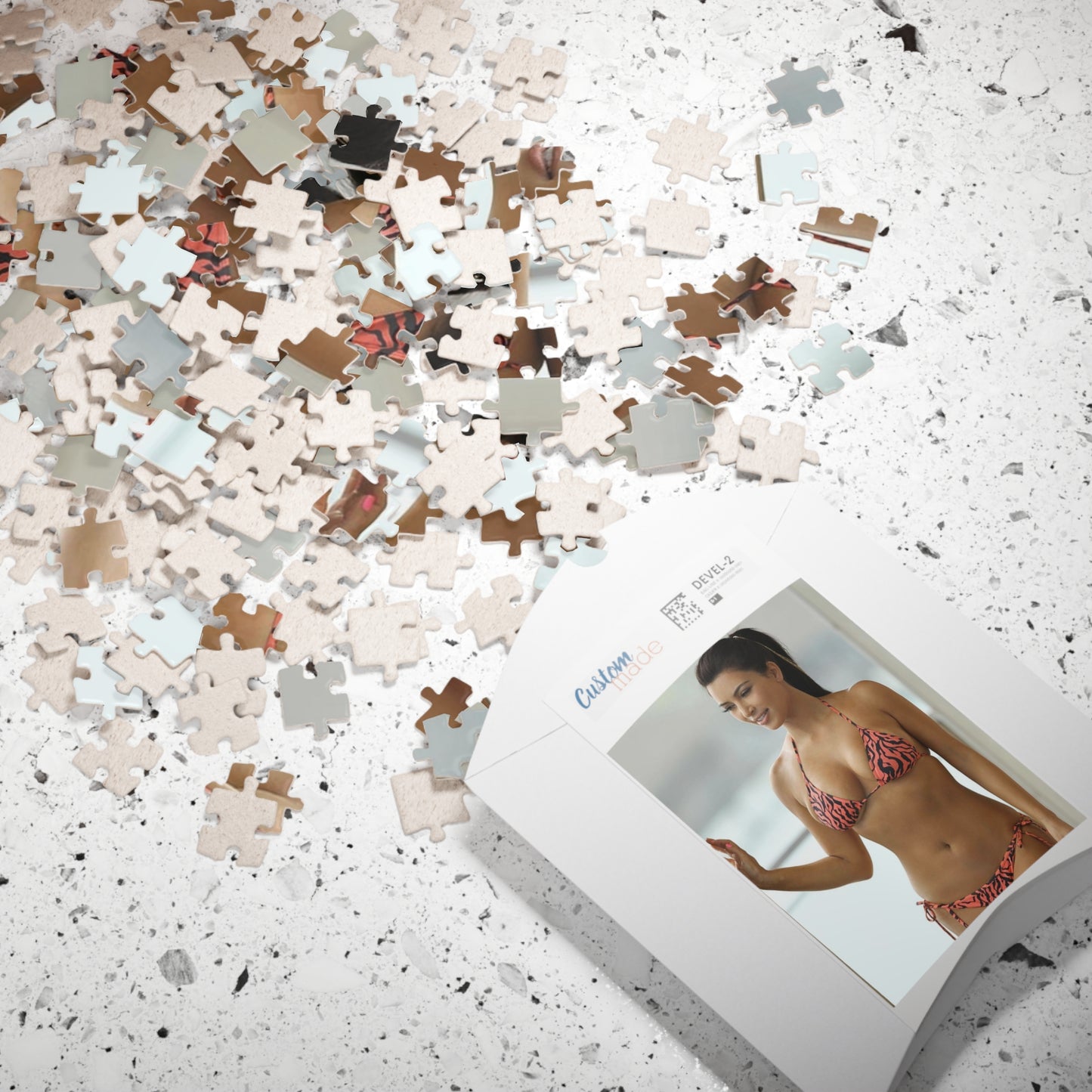 Puzzle (110, 252, 520, 1014-piece) Kim Kardashian Bikini