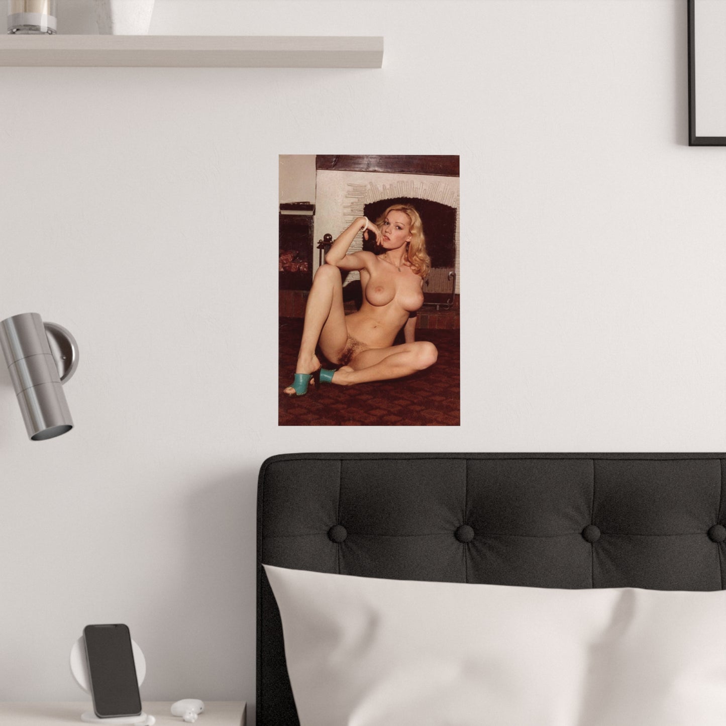 Satin Posters (210gsm) Vintage French Pornstar Brigitte Lahaie