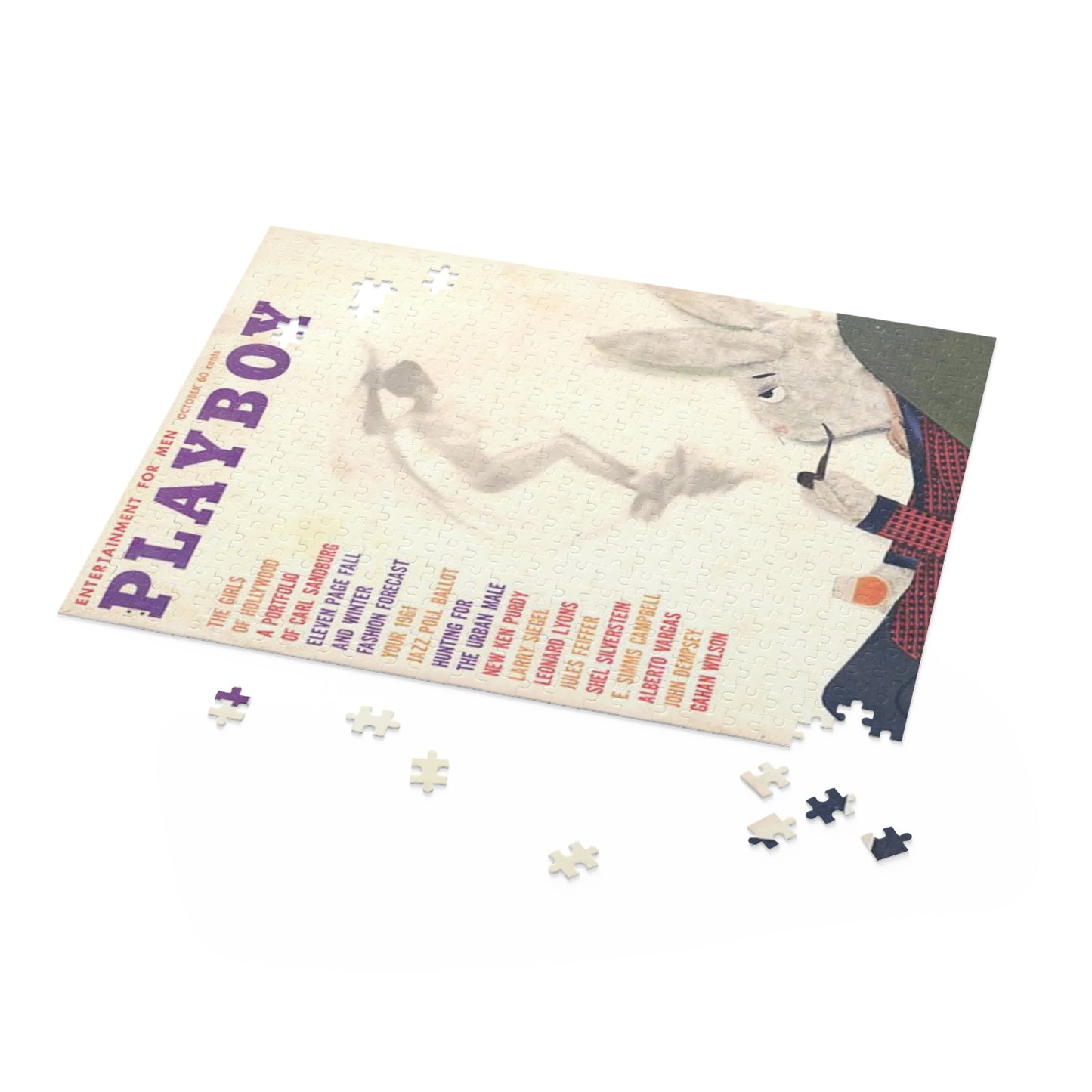 Puzzle (120, 252, 500-Piece) Playboy Cover October 1960