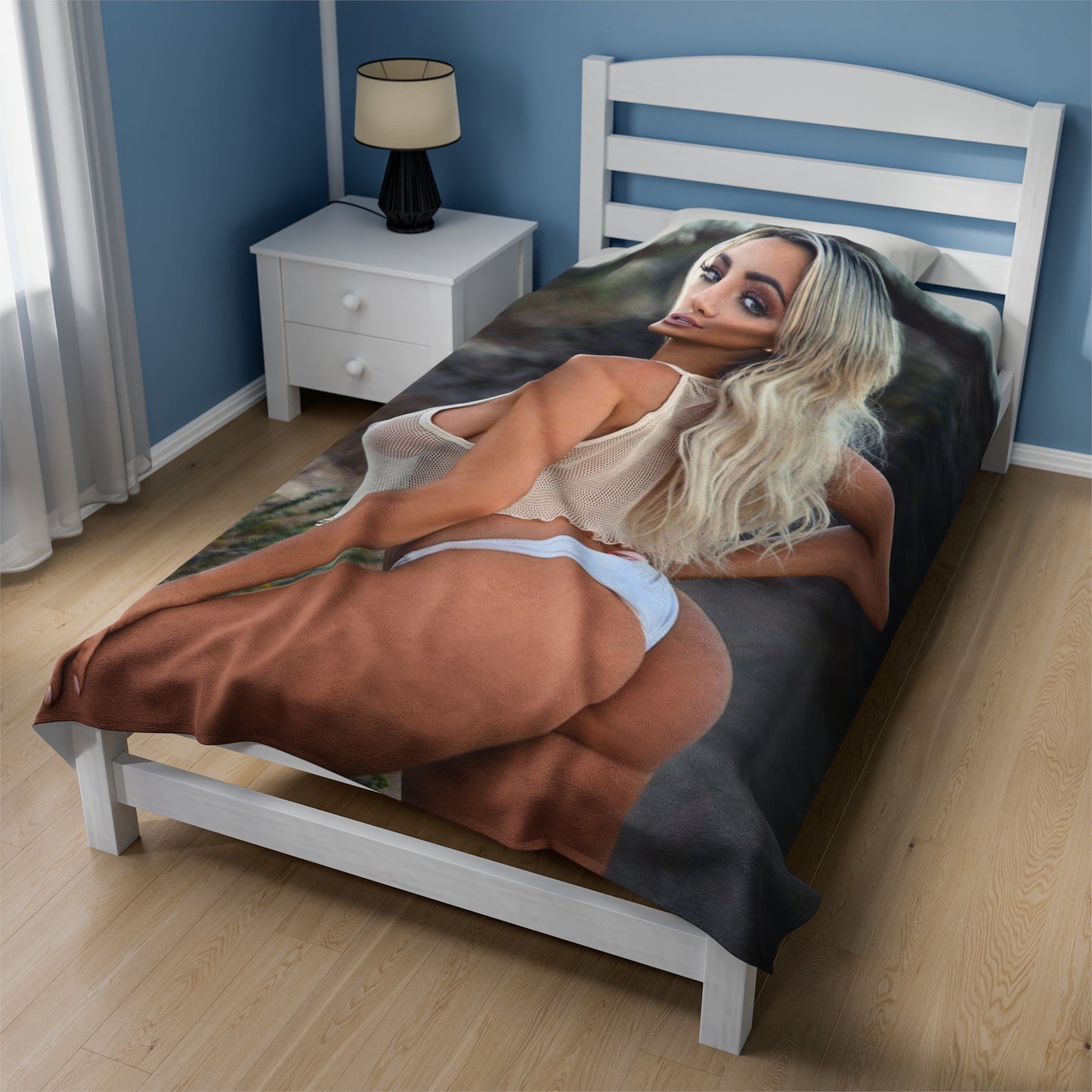 Velveteen Plush Blanket Lindsey Pelas