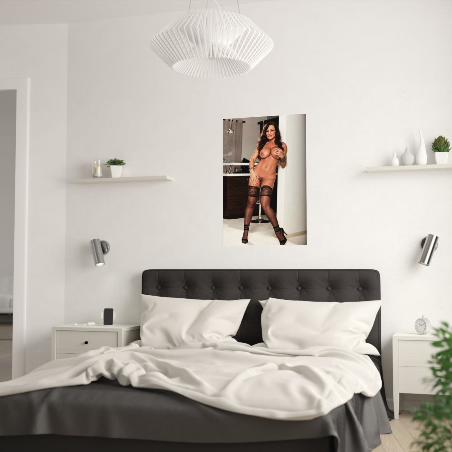 Satin Posters (210gsm) Pornstar Lisa Ann Nude