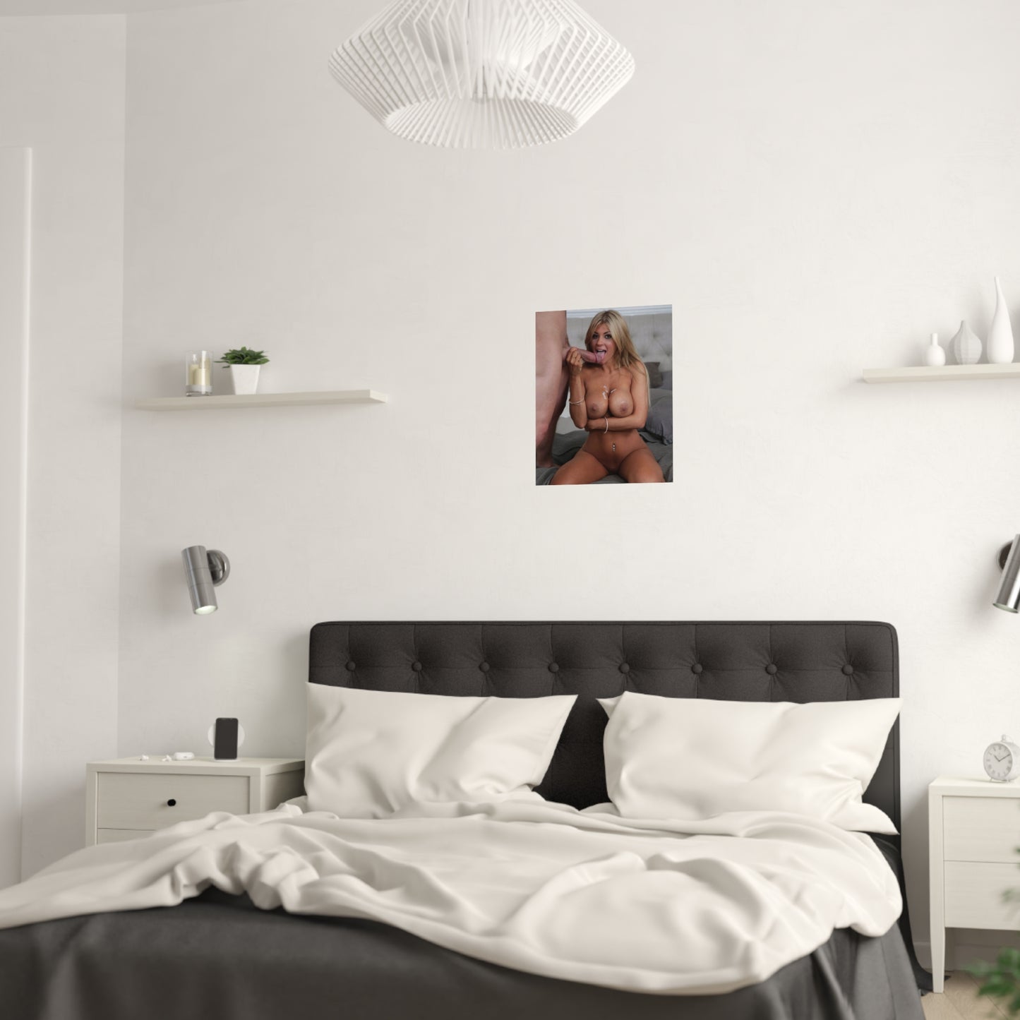 Satin Posters (210gsm) Hot Hardcore Porno Porn Scene Kayla Kayden Fucking Sex Cumshot