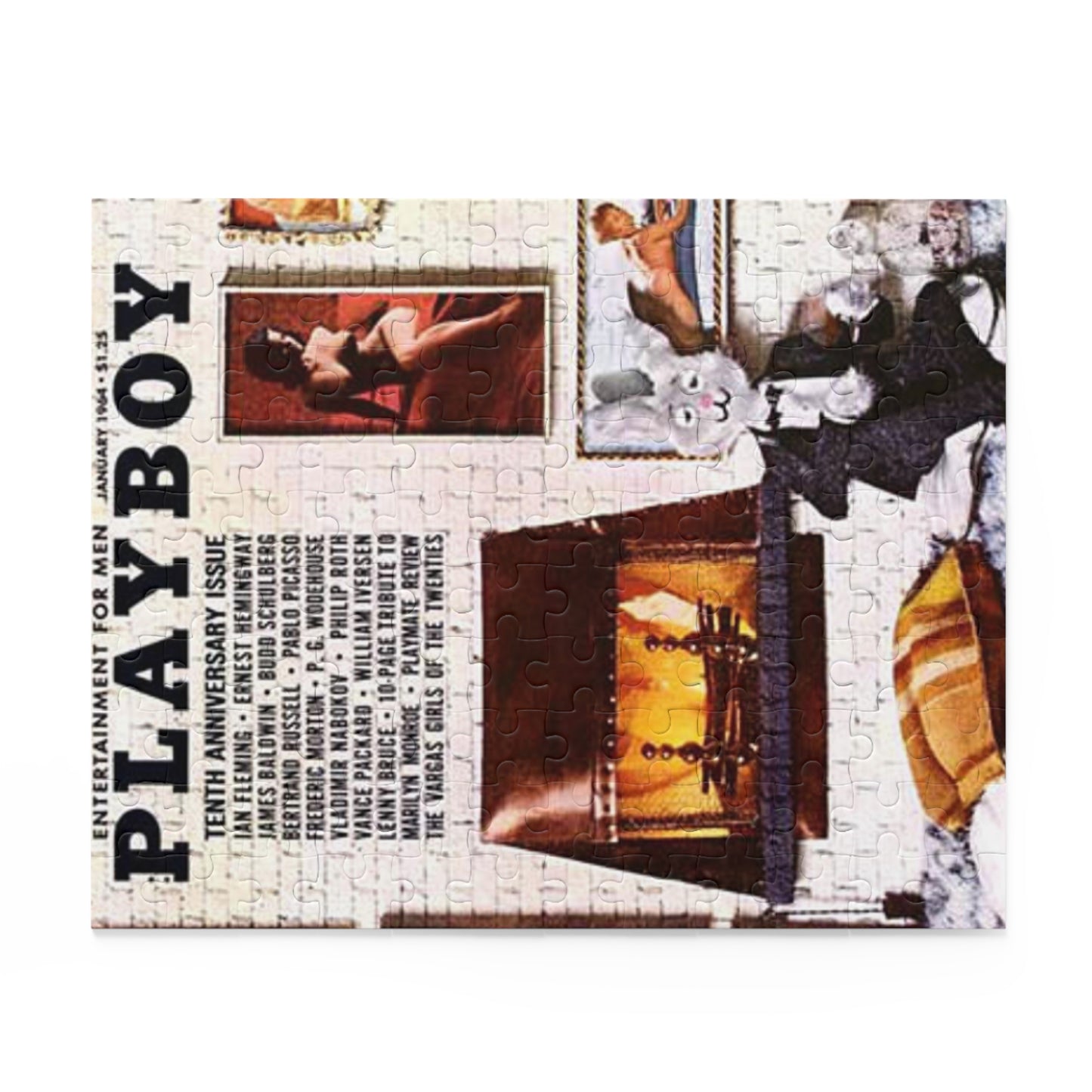 Puzzle (120, 252, 500-Piece) Playboy Cover January 1964