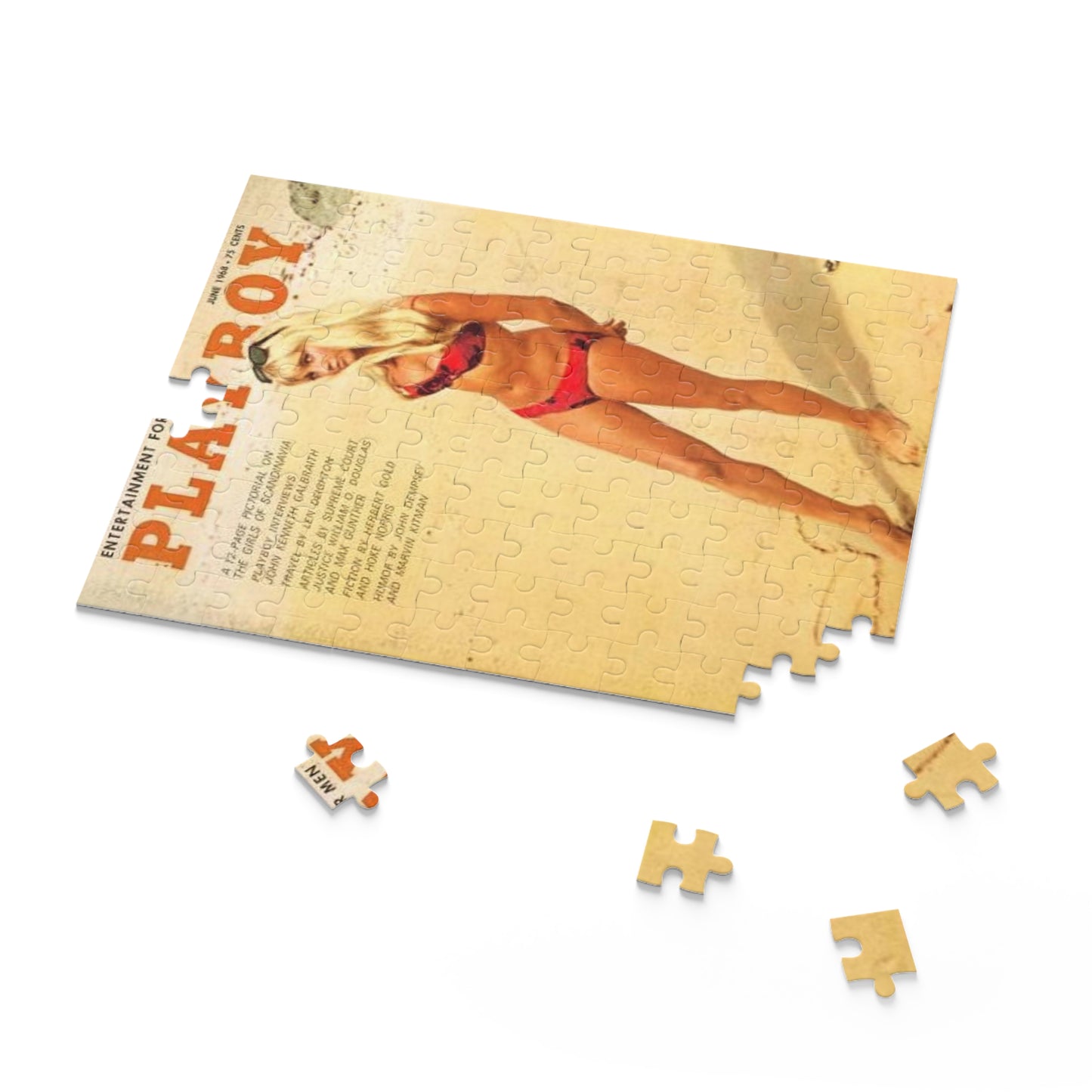 Puzzle (120, 252, 500-Piece) Playboy Cover June 1968