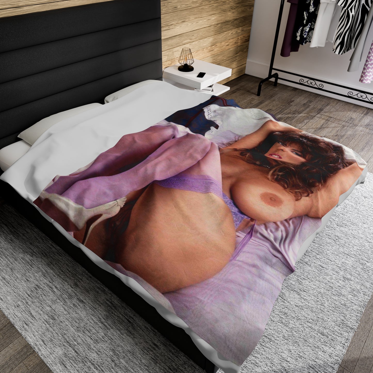 Velveteen Plush Blanket Porn Star Christy Canyon Nude