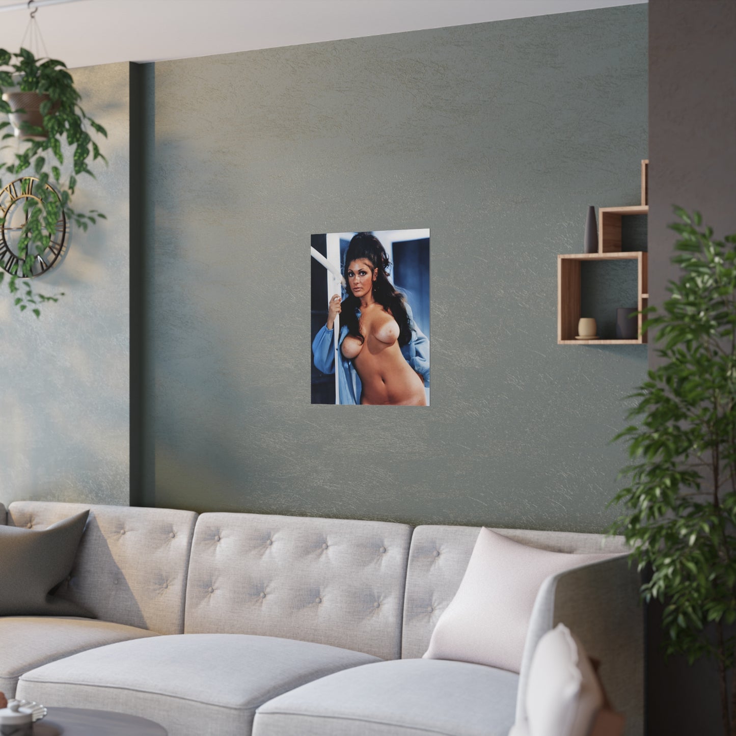 Satin Posters (210gsm) Playboy Playmate Cynthia Myers nude
