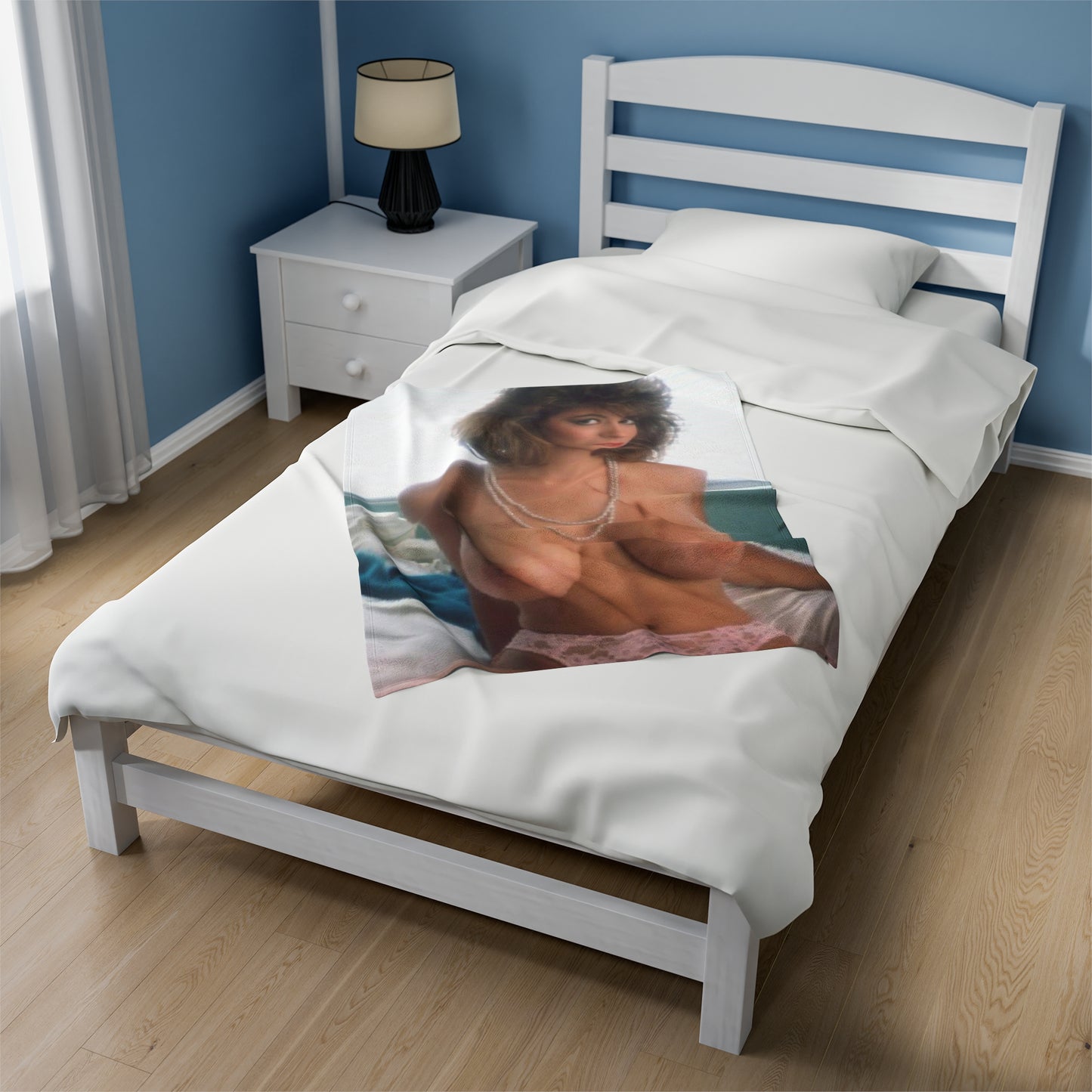 Velveteen Plush Blanket Porn Star Christy Canyon Nude