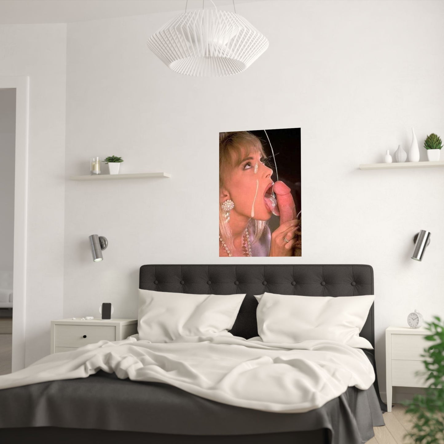 Satin Posters (210gsm) Retro Facial Porn Scene