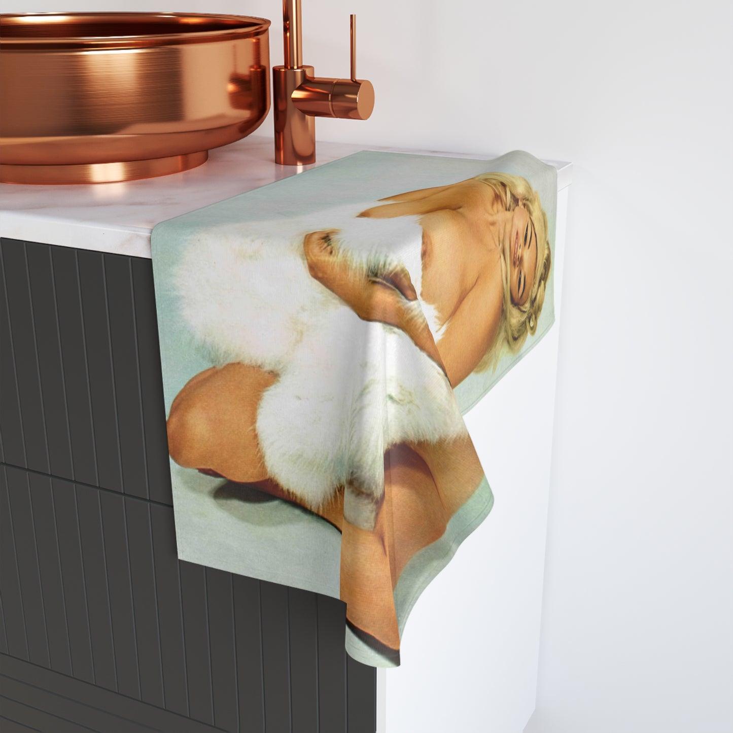 Hand Towel Jayne Mansfield Nude