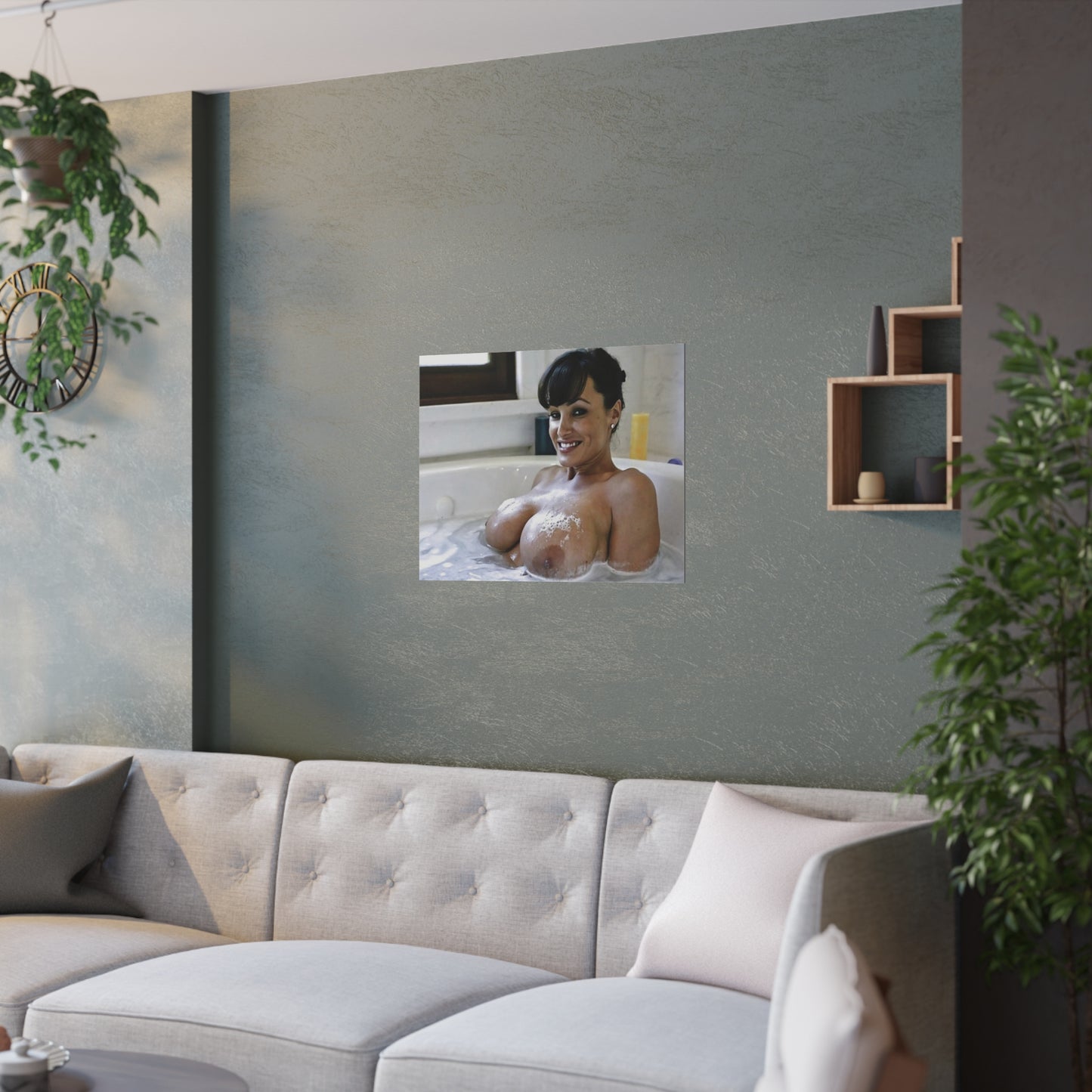 Satin Posters (210gsm) Pornstar Lisa Ann Nude