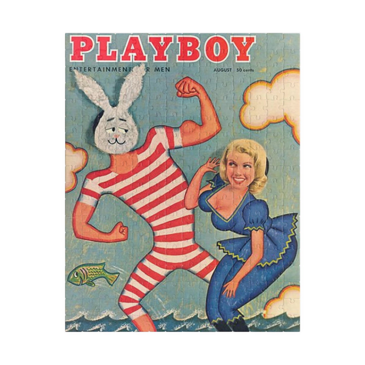 Puzzle (110, 252, 500, 1014-piece) Playboy Cover August 1957