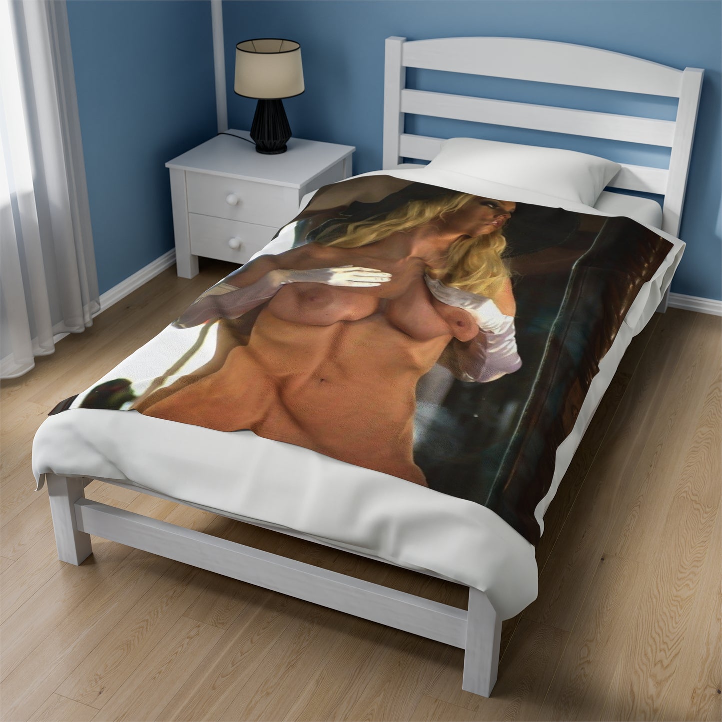 Velveteen Plush Blanket Pornstar Jenna Jameson Nude