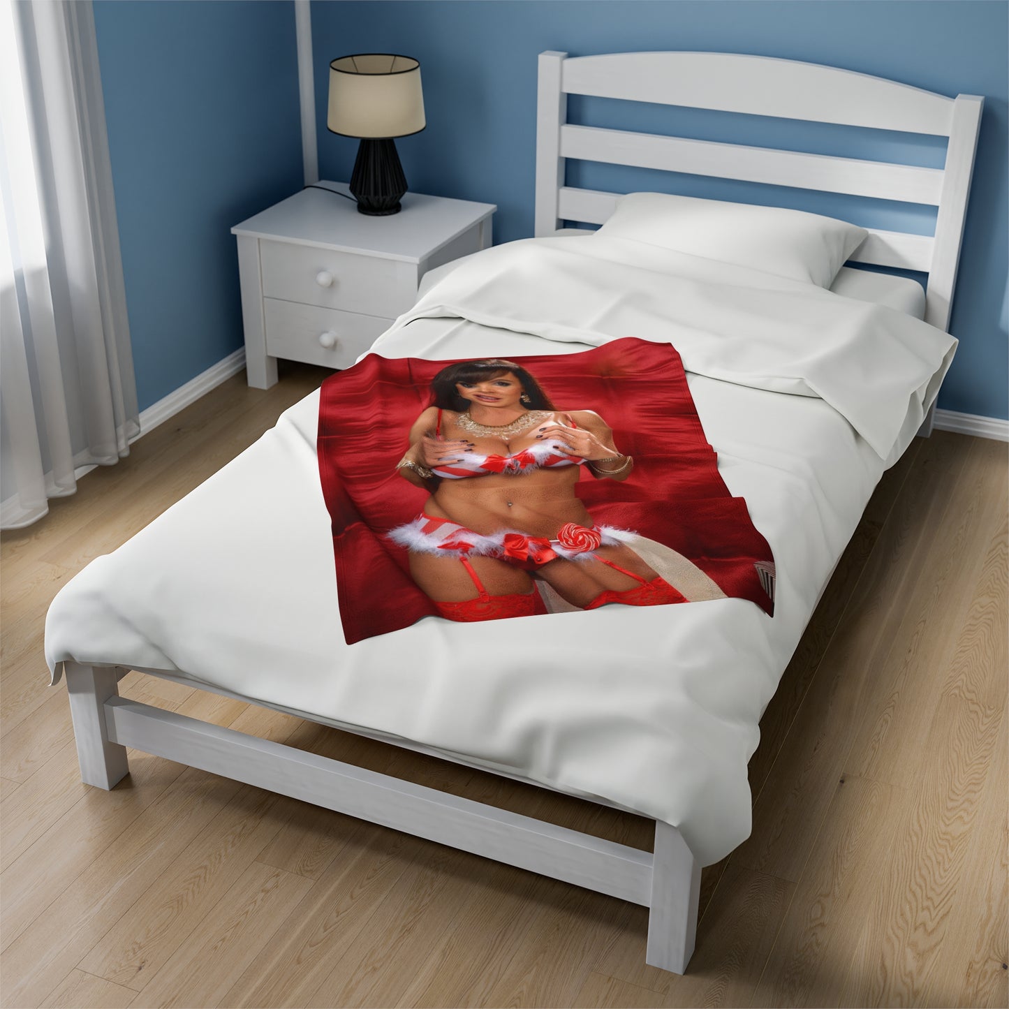 Velveteen Plush Blanket Lisa Ann Lingerie