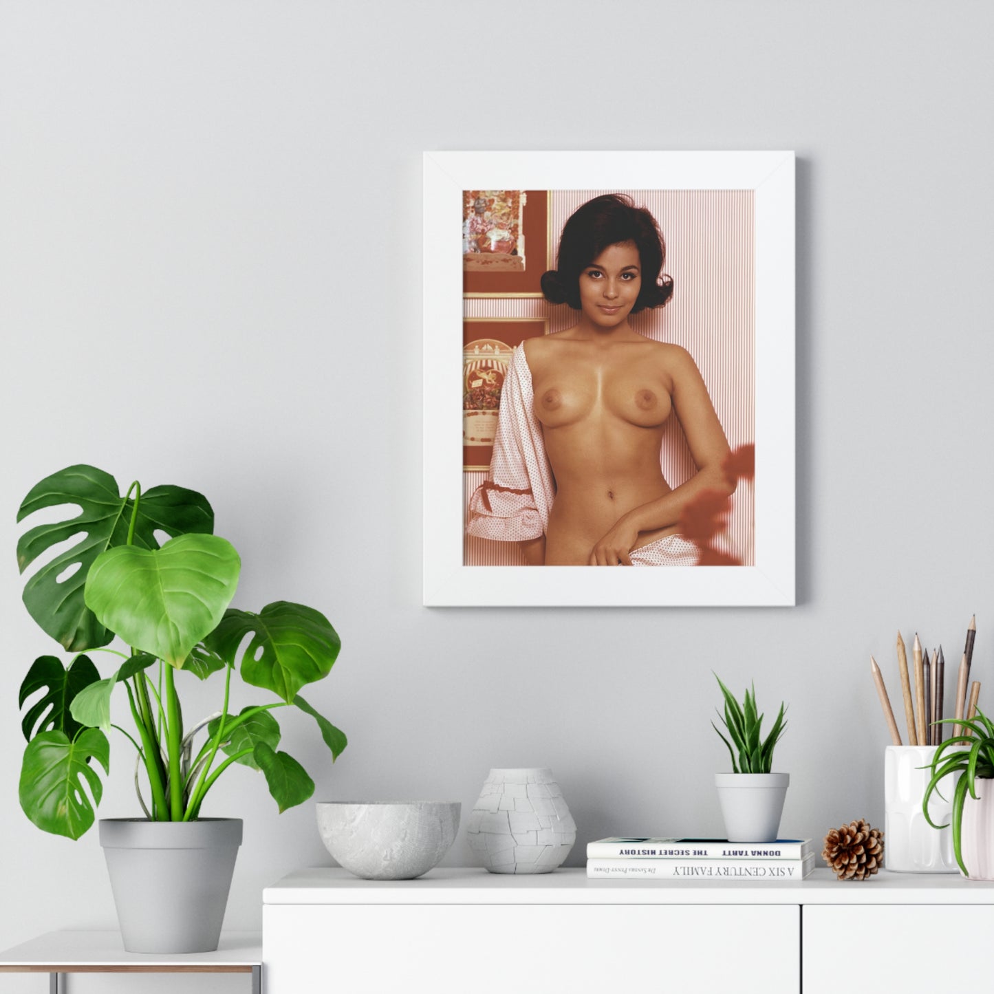 Framed Vertical Poster Playboy Playmate March 1965 Jennifer Jackson