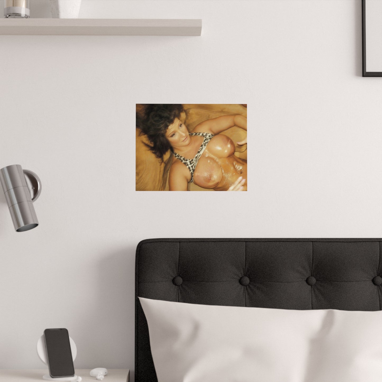 Satin Posters (210gsm) Retro Pornstar Holly Body Nude