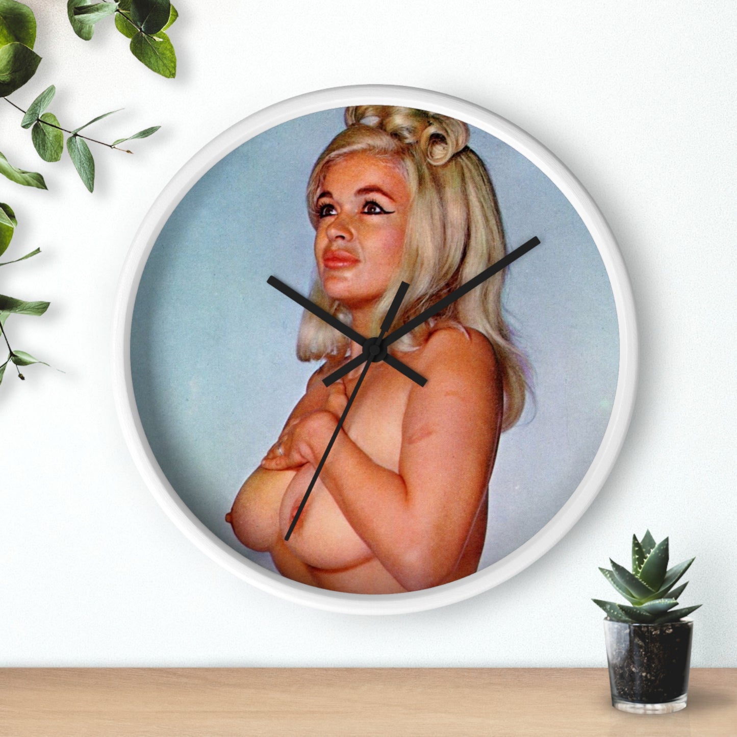 Wall Clock Jayne Mansfield Nude