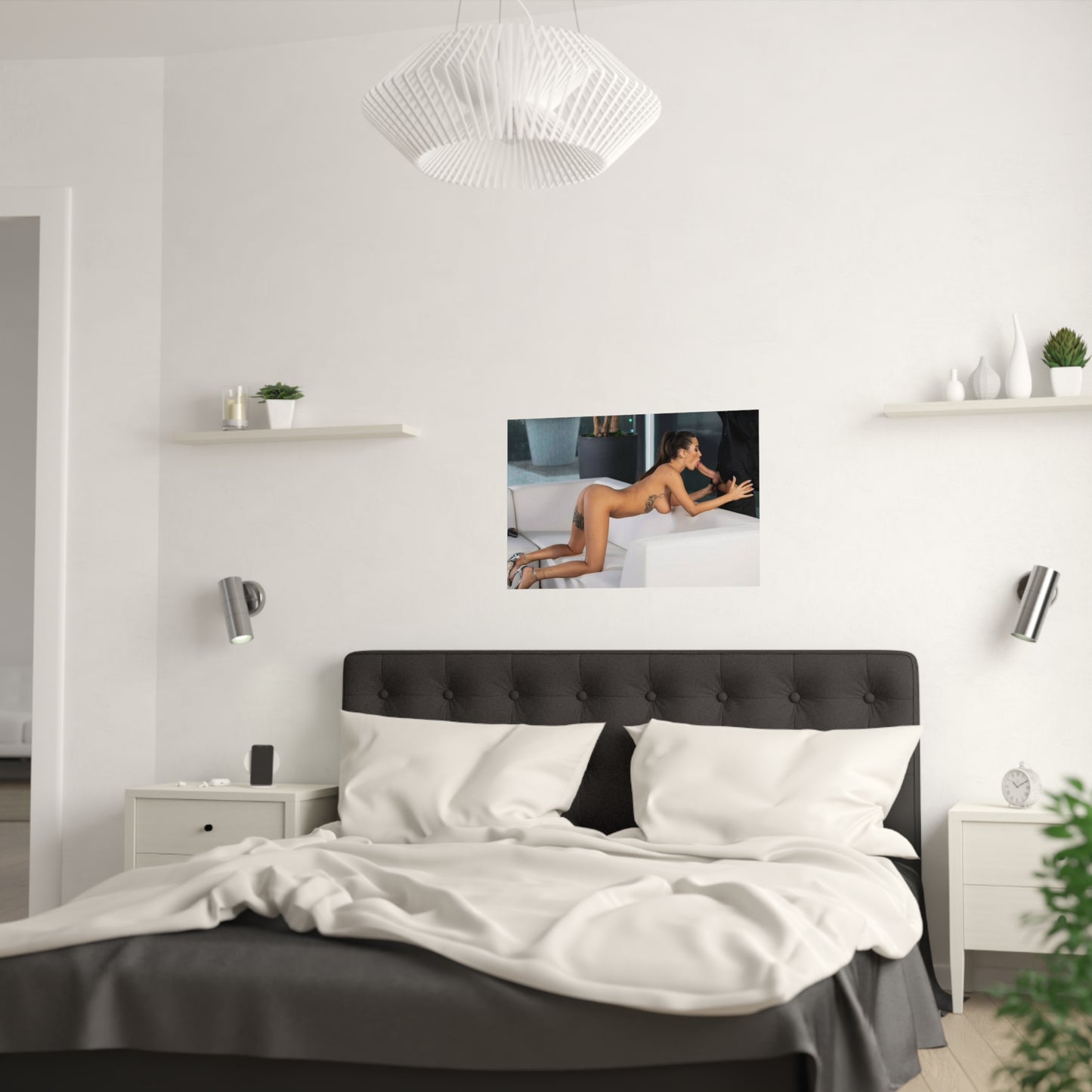 Satin Posters (210gsm) Natural Tits Liya Silver