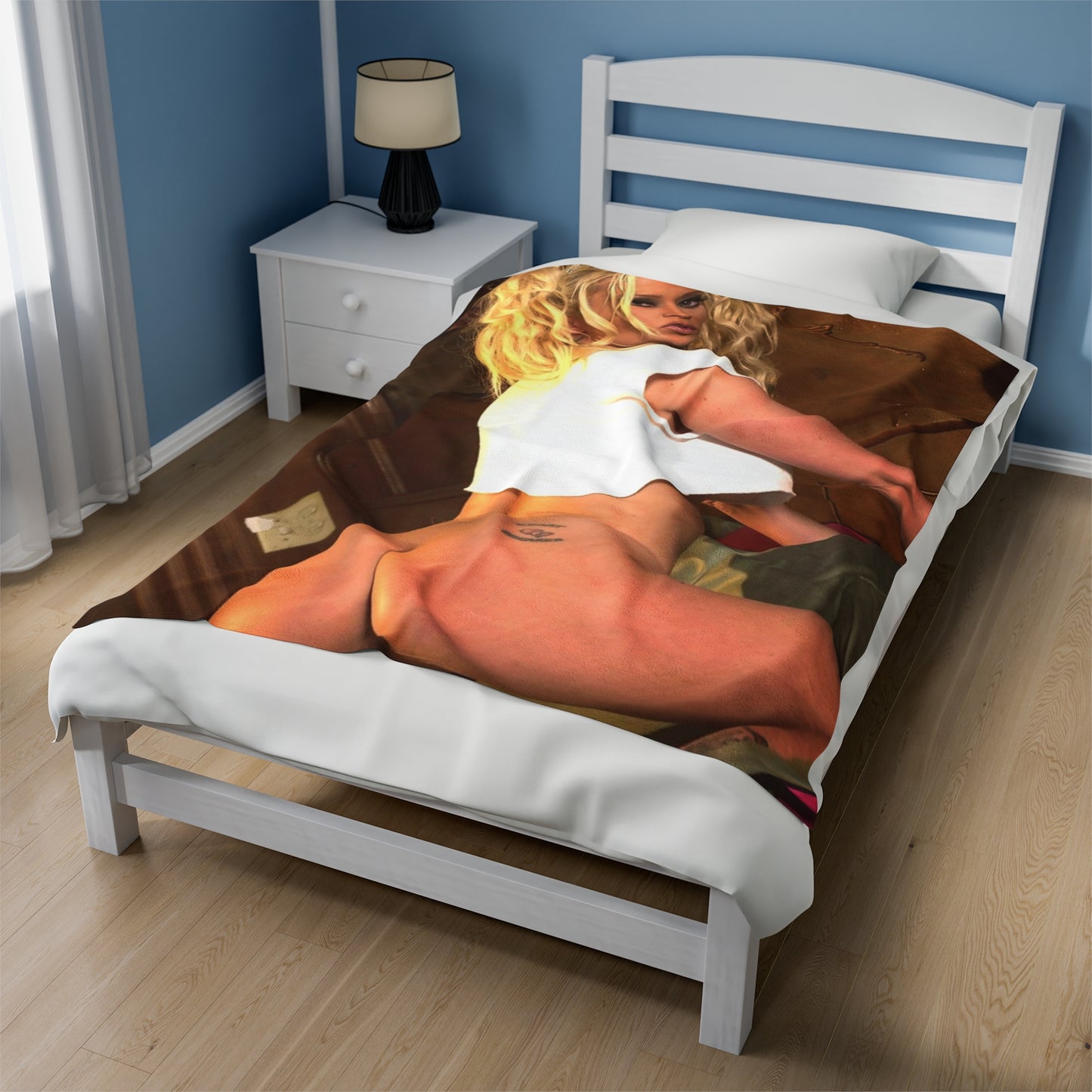 Velveteen Plush Blanket Pornstar Jenna Jameson Nude