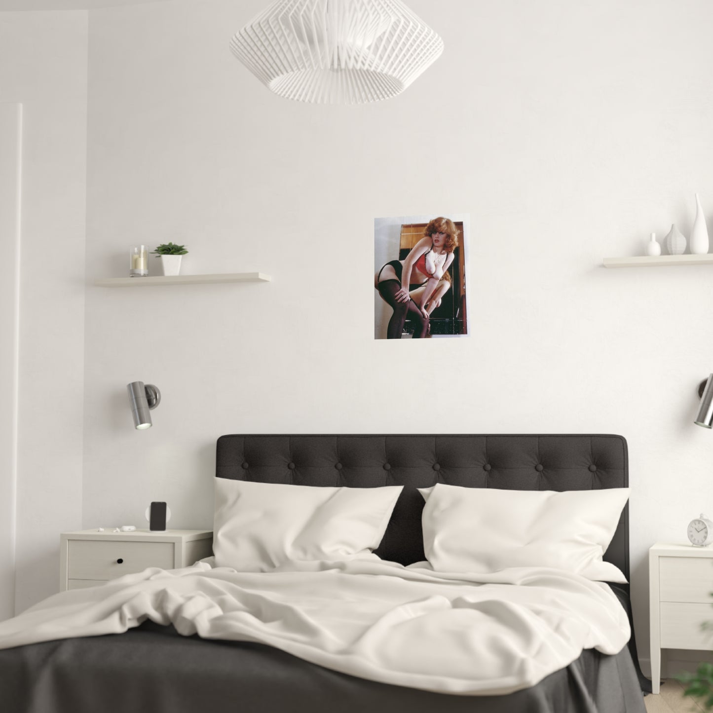 Satin Posters (210gsm) Retro Pornstar Lisa De Leeuw Nude