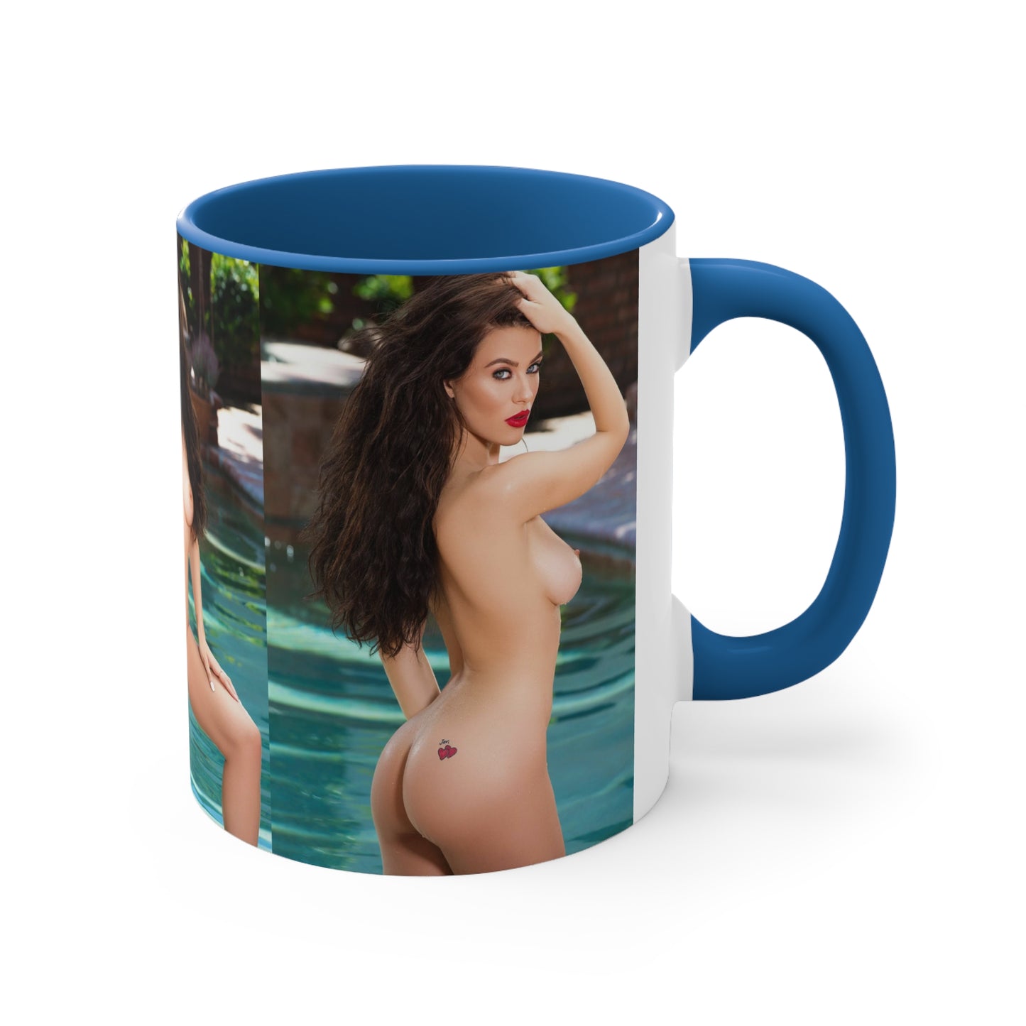 Accent Coffee Mug, 11oz Lana Rhoades Nude