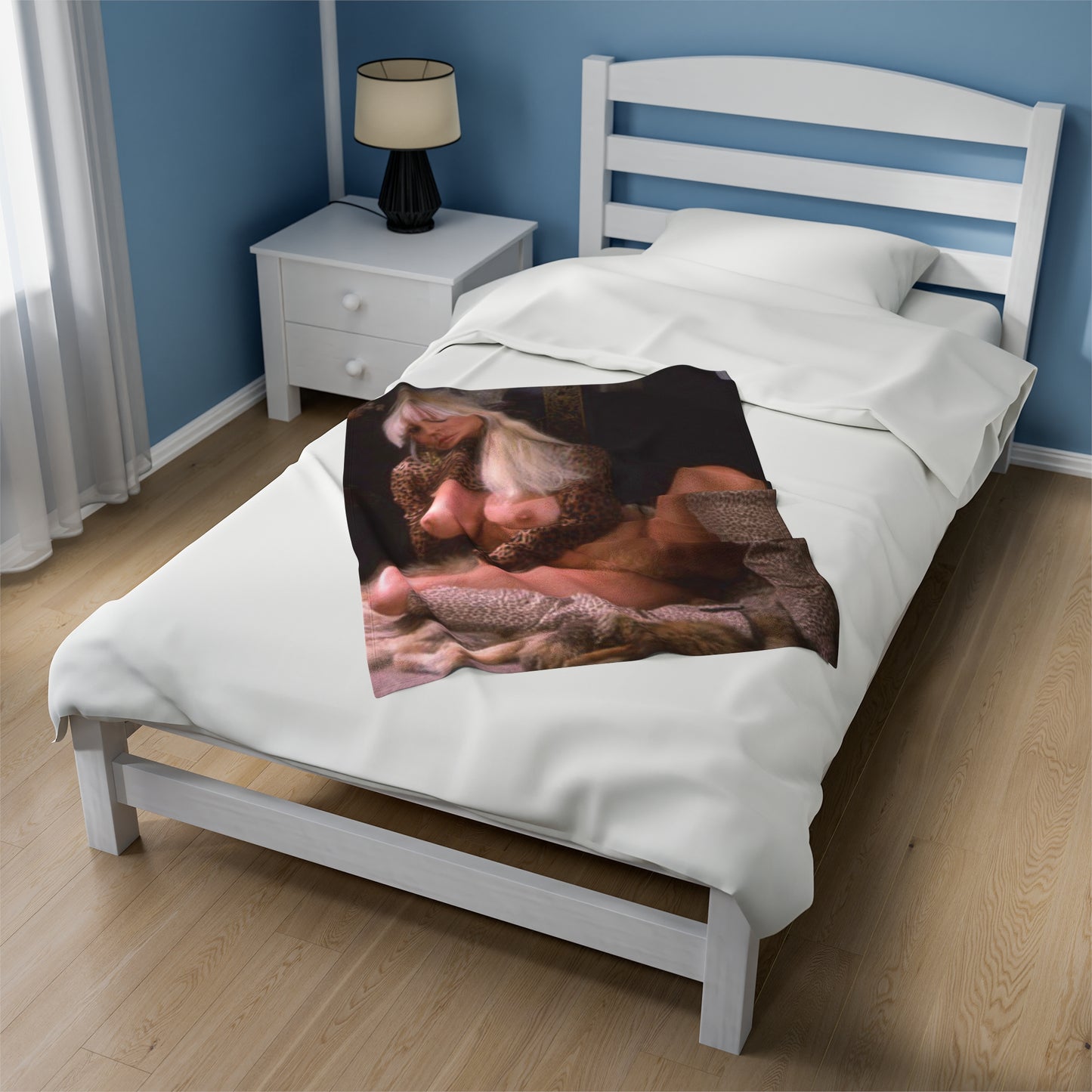 Velveteen Plush Blanket Porn Star Seka Nude