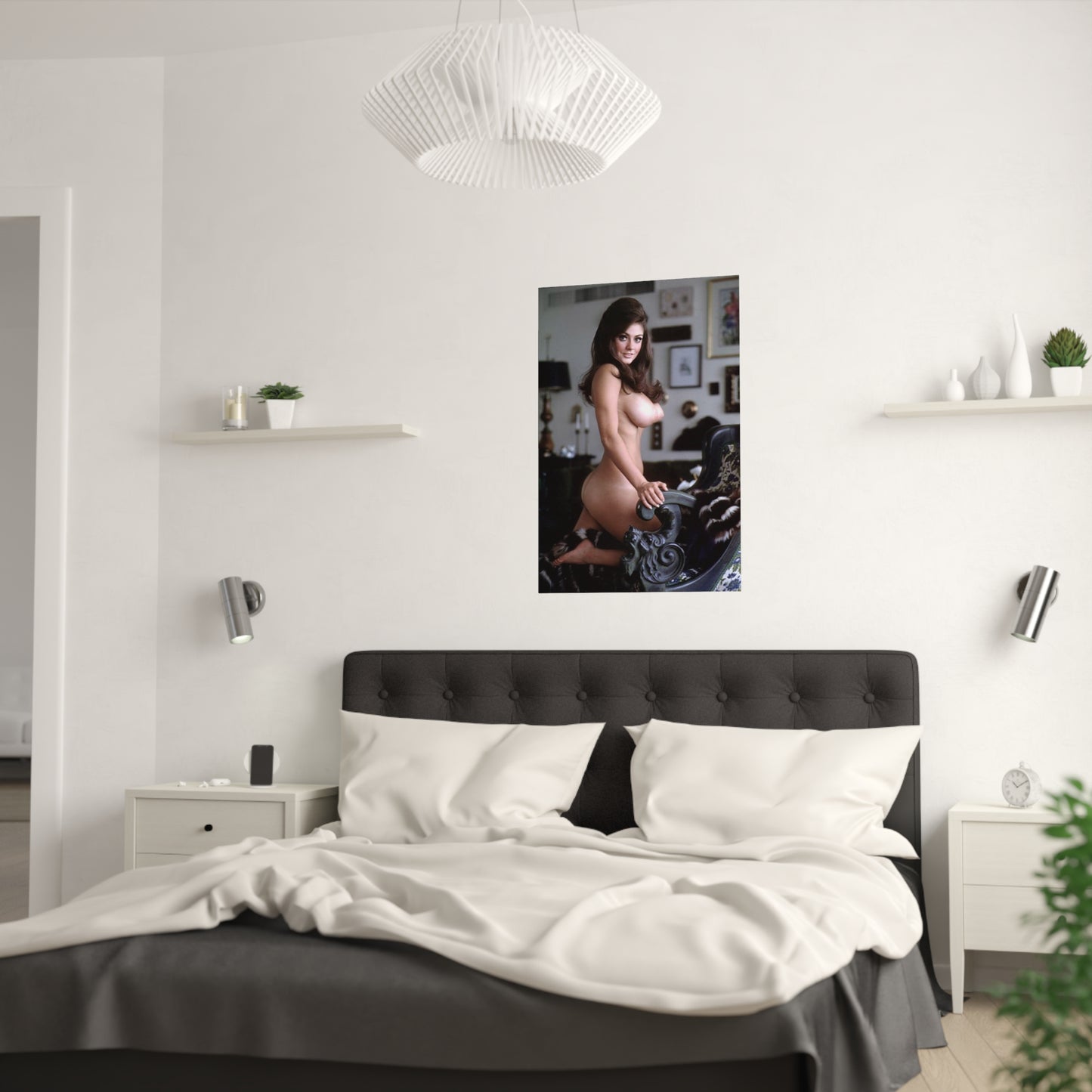 Satin Posters (210gsm) Playboy Playmate Cynthia Myers Nude