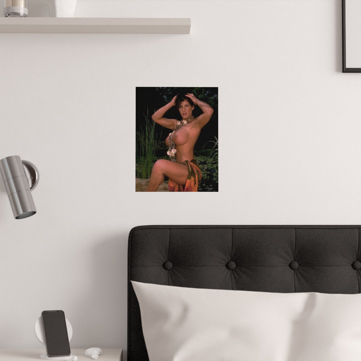 Satin Posters (210gsm) Retro Pornstar Holly Body Nude