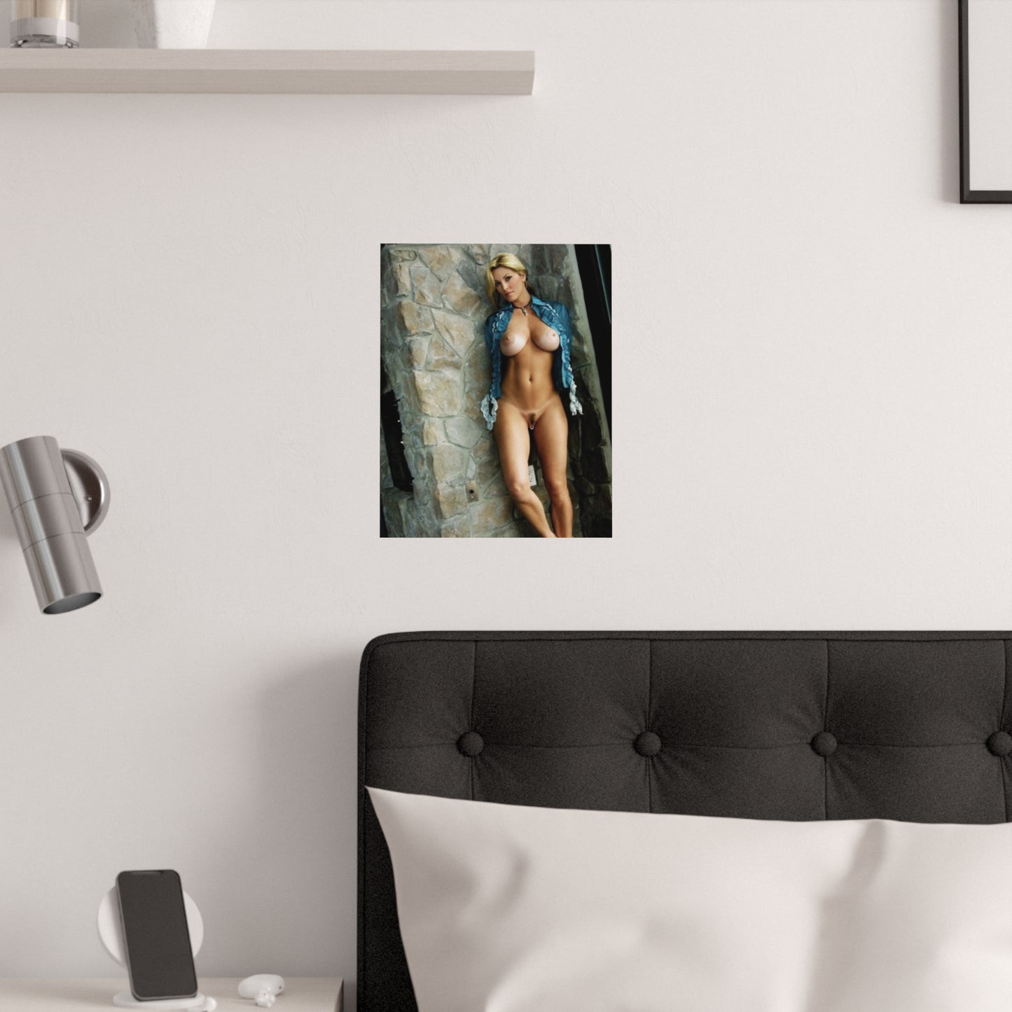 Satin Posters (210gsm) Retro Adult Star Janine Lindenmulder Nud