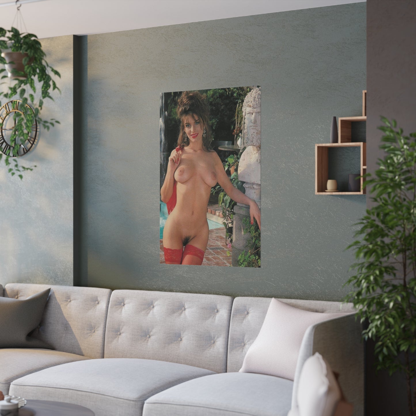 Satin Posters (210gsm) Retro Pornstar Nikki Dial