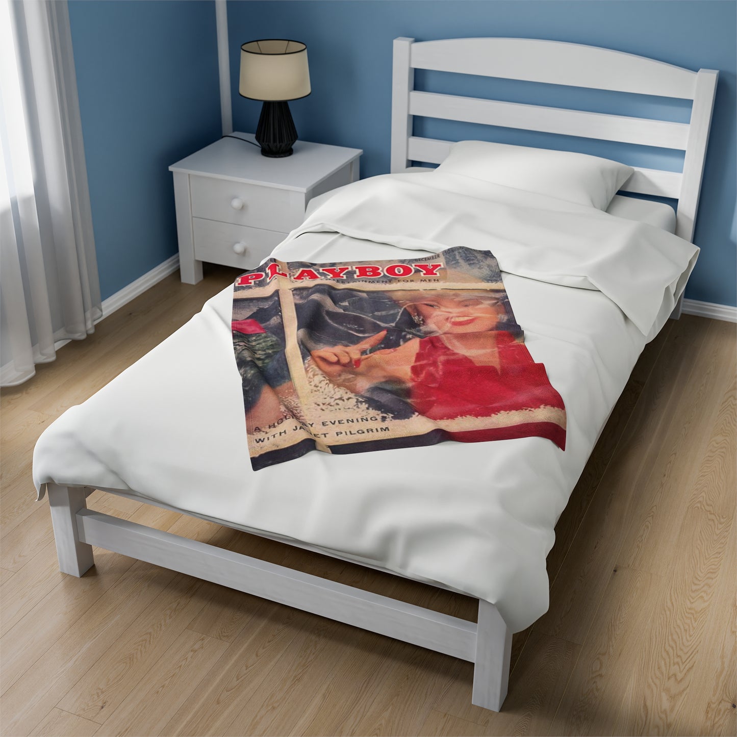 Velveteen Plush Blanket Magazine Cover December 1955